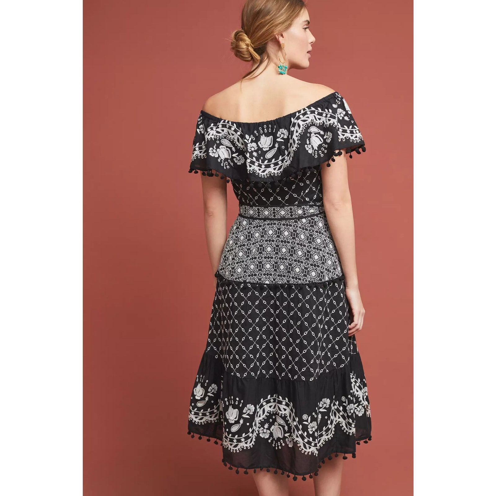 Anthropologie New Anthropologie Marisol off the shoulder dress $230 Size 4 Size S / US 4 / IT 40 - 5 Thumbnail