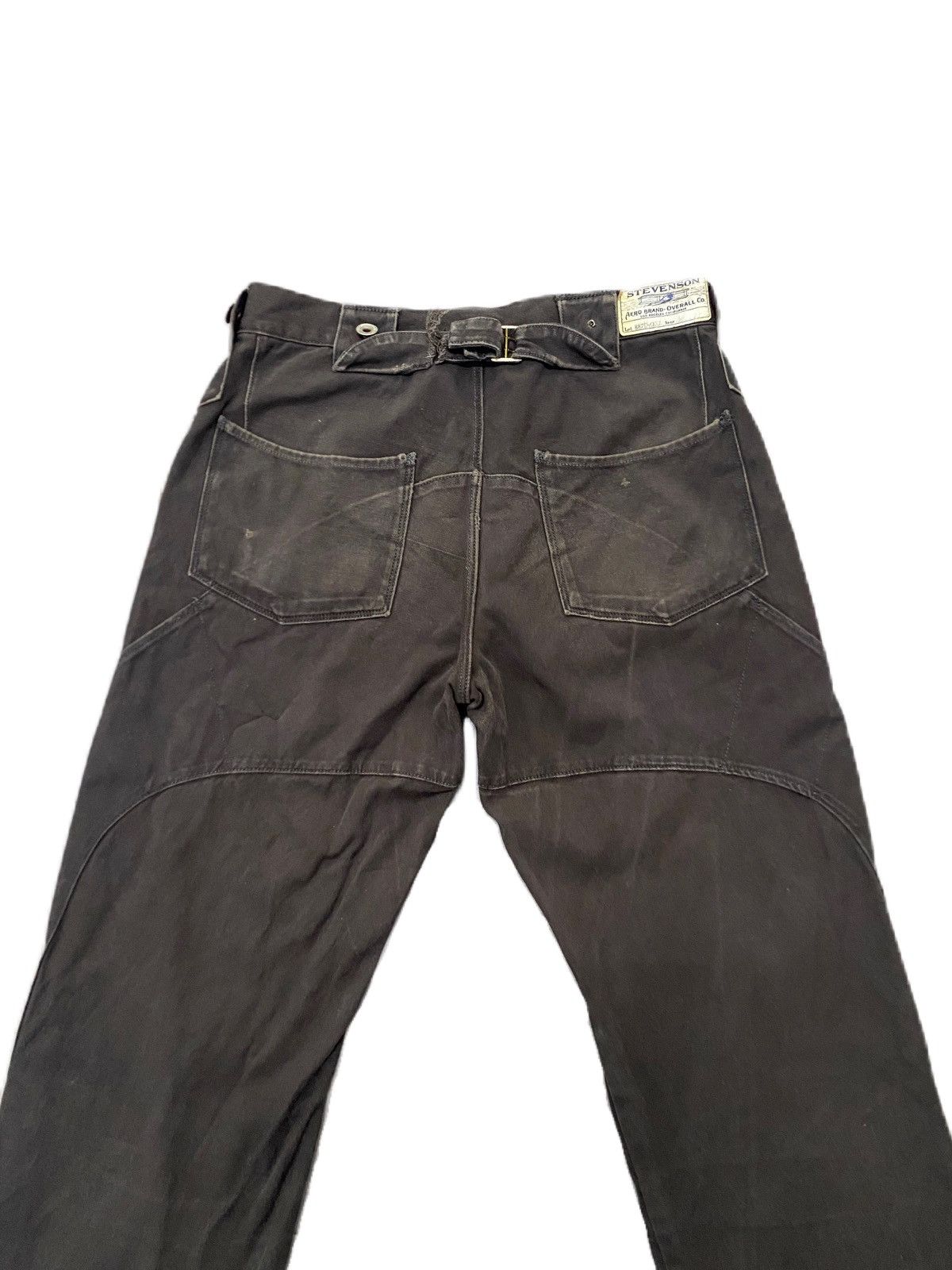 Japanese Brand × Kapital × Stevenson Overall Co. STEVENSON OVERALL HAND MADE DOUBLE KNEE DISTRESS STYLE Size US 30 / EU 46 - 6 Thumbnail