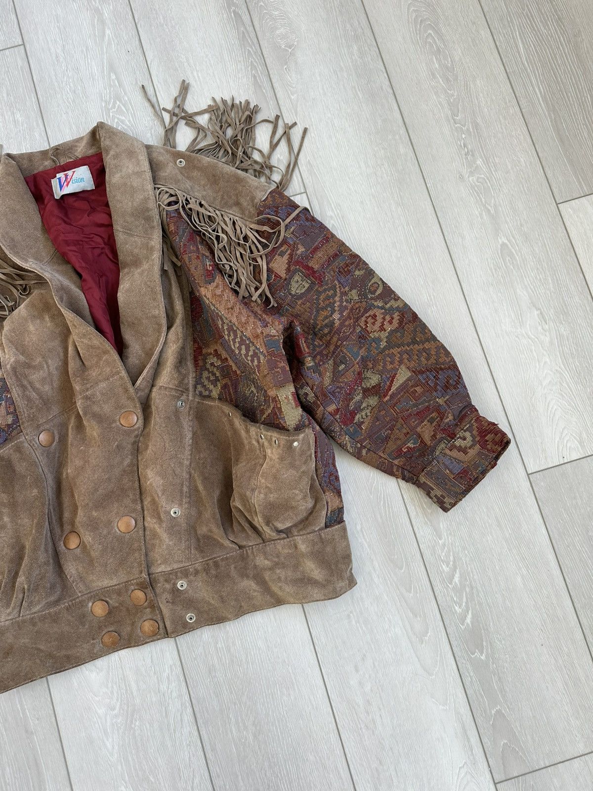 Vintage COWBOY RARE LEATHER JACKET 70-80 S Size US M / EU 48-50 / 2 - 5 Thumbnail