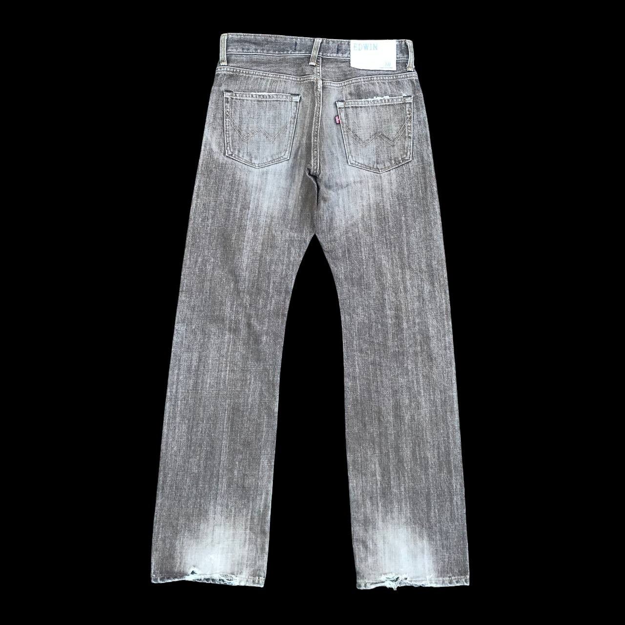 Edwin × Vintage JAPAN VINTAGE EDWIN EXCLUSIVE Faded Brown Distressed W29x32 Size US 29 - 10 Thumbnail