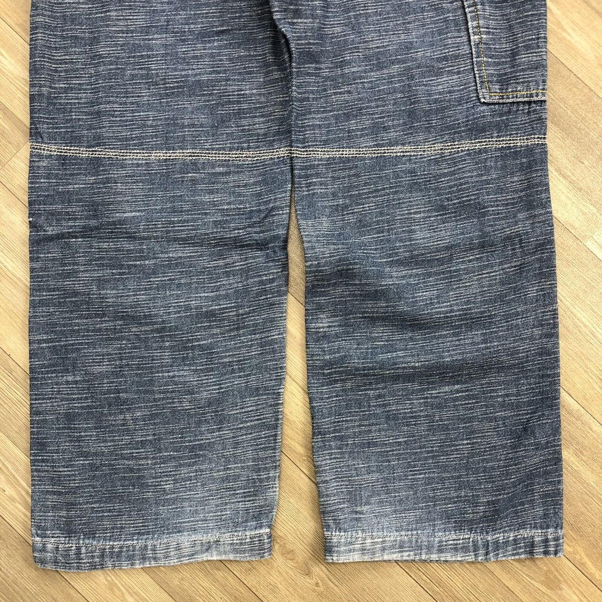 Carhartt × Japanese Brand Vintage Transer Double Knee Carpenter Baggy Jeans Y2K Size US 27 - 11 Thumbnail