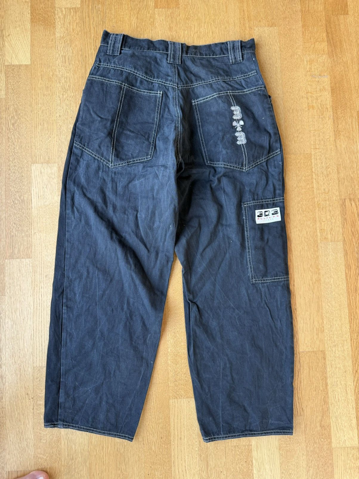 90’s LONDON MADE 303 Culture Barrel Cut Pants