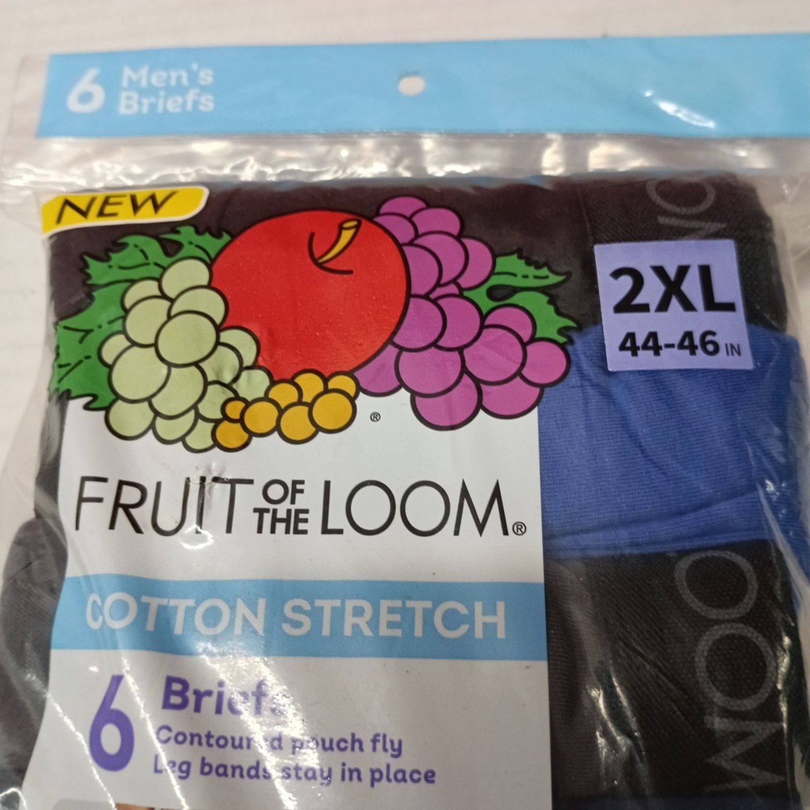 Fruit Of The Loom Fruit of the Loom Men's Mid-rise Briefs Size 2XL 44-46 In Size 44 - 2 Thumbnail