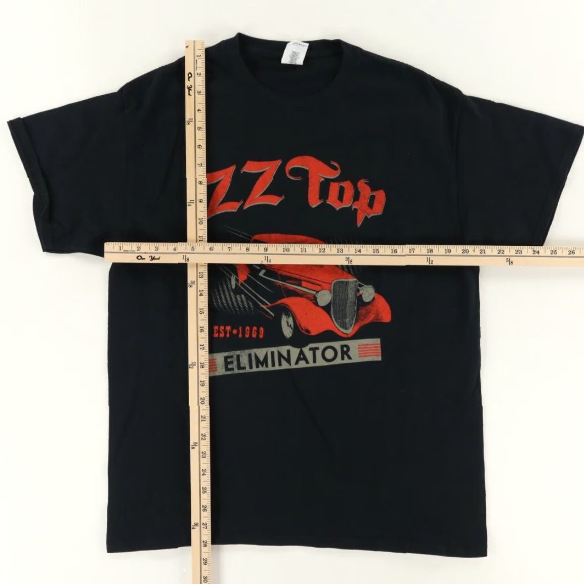 Gildan Gildan ZZ Top 2017 Concert Solid T-Shirt Black Men's L Shirt Size US L / EU 52-54 / 3 - 3 Thumbnail