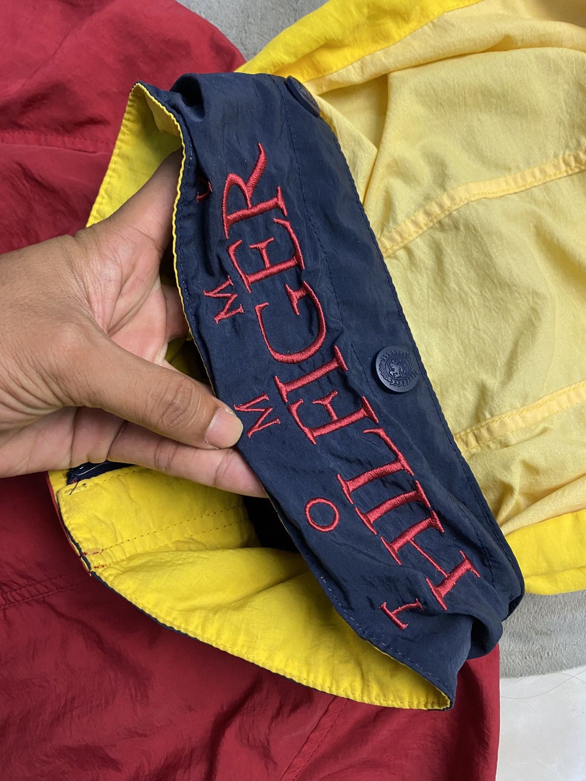 Tommy Hilfiger Vintage 90’s Tommy Hilfiger Full Zip Light Jacket block Size US L / EU 52-54 / 3 - 10 Thumbnail