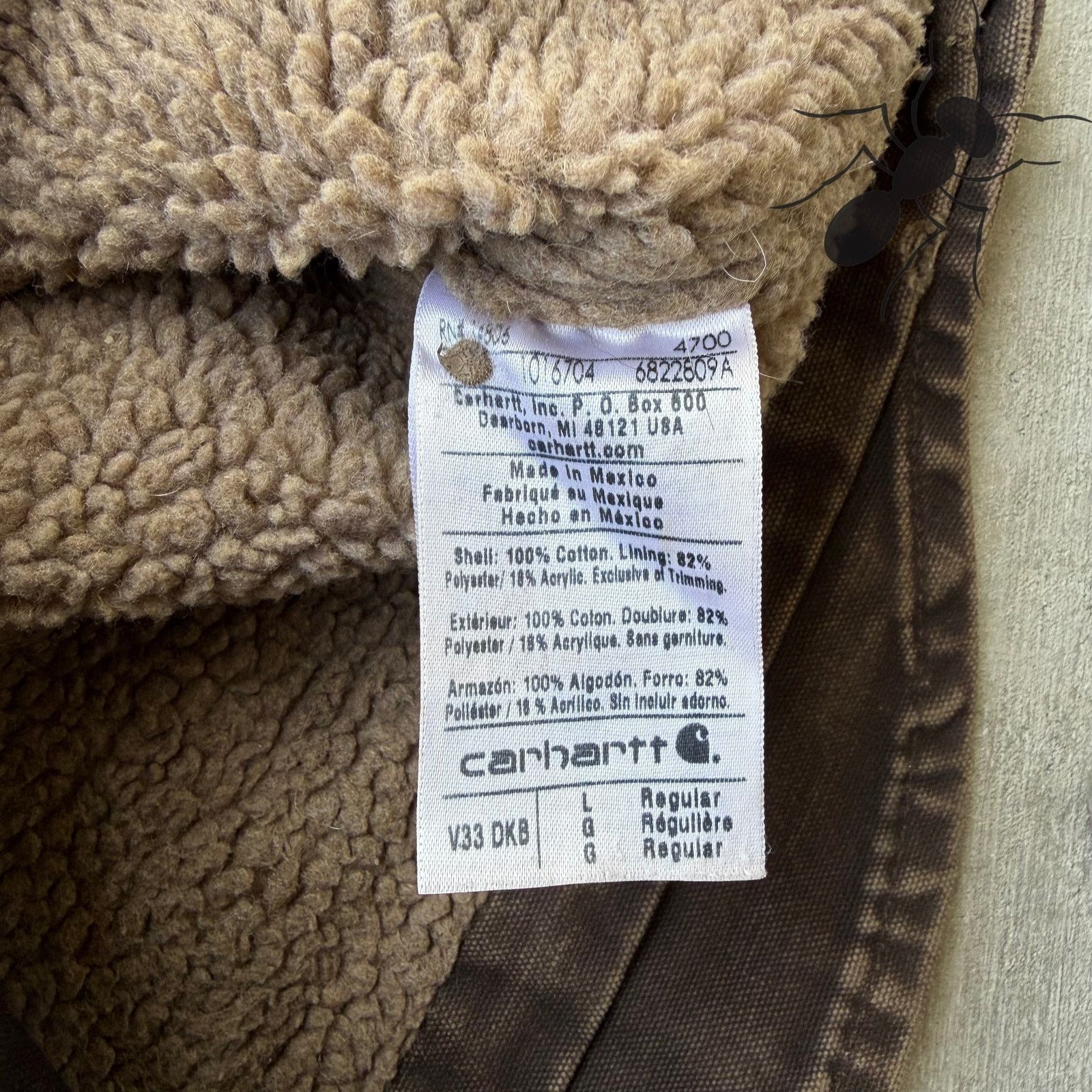 Carhartt × Vintage Carhartt V33 DKB faded brown work wear vest Size US L / EU 52-54 / 3 - 3 Thumbnail