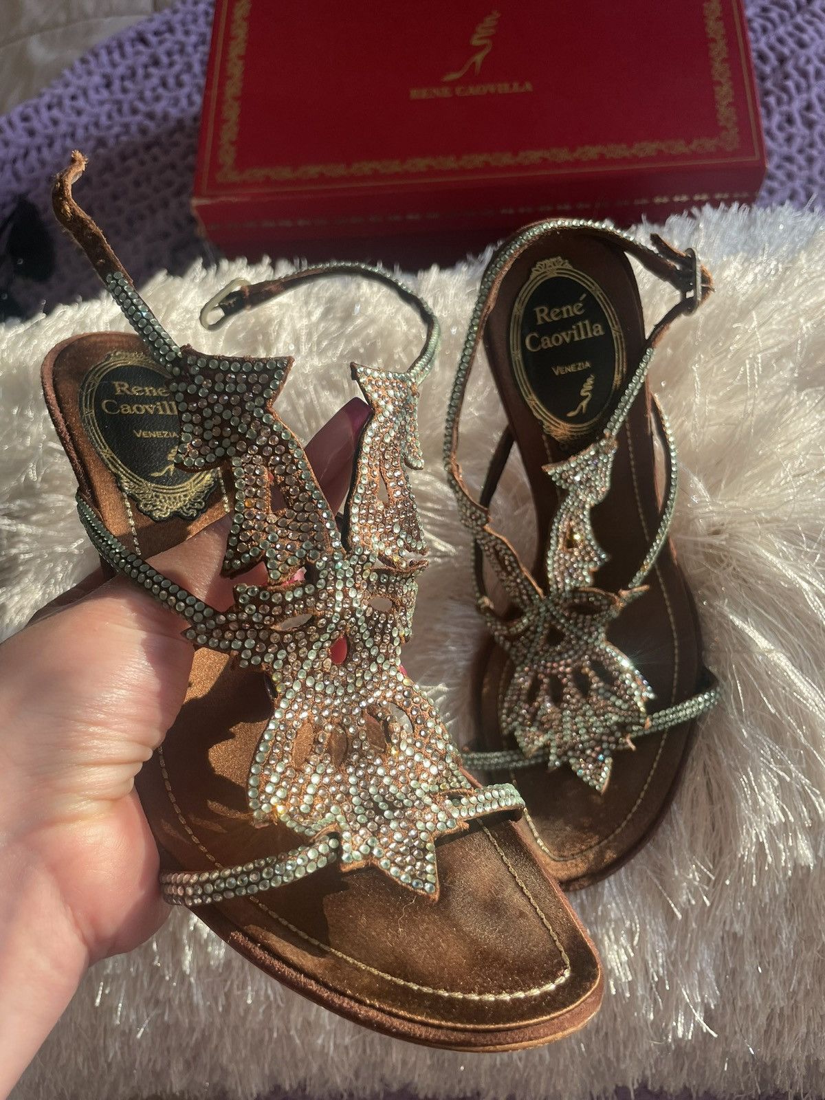 Rene Caovilla Rene Caovilla Heels Size US 4.5 / IT 34.5 - 3 Thumbnail