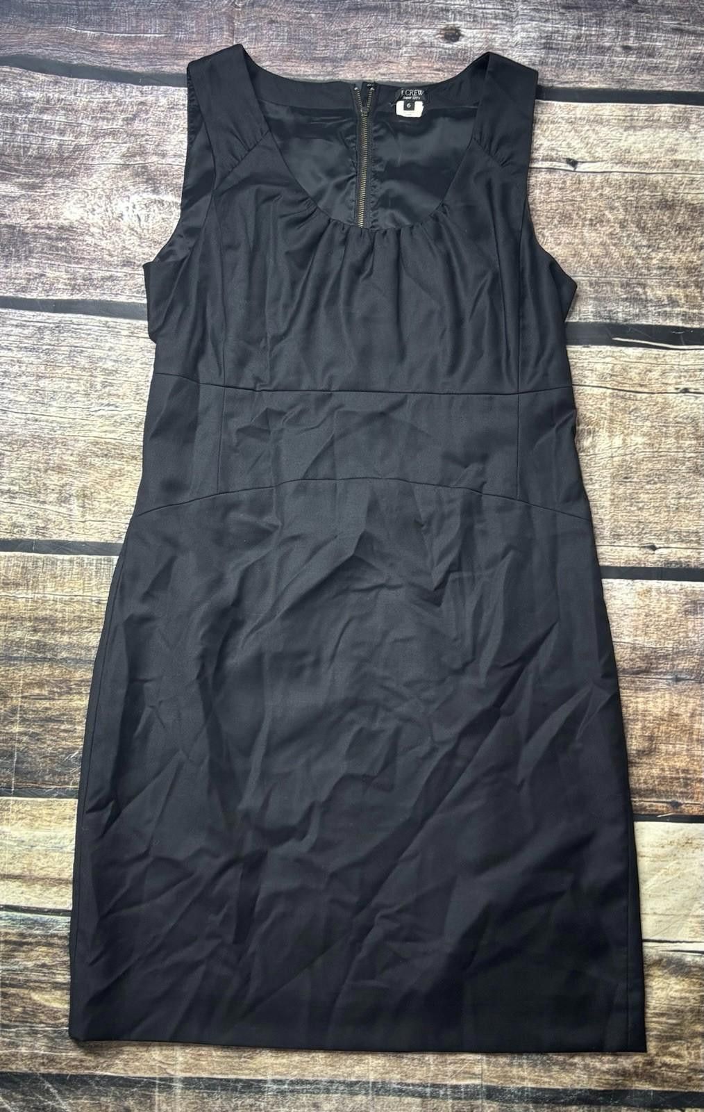 J.Crew J Crew Super 120’s Women 6 Wool Knee Length Sheath Dress Size XS / US 0-2 / IT 36-38 - 1 Thumbnail