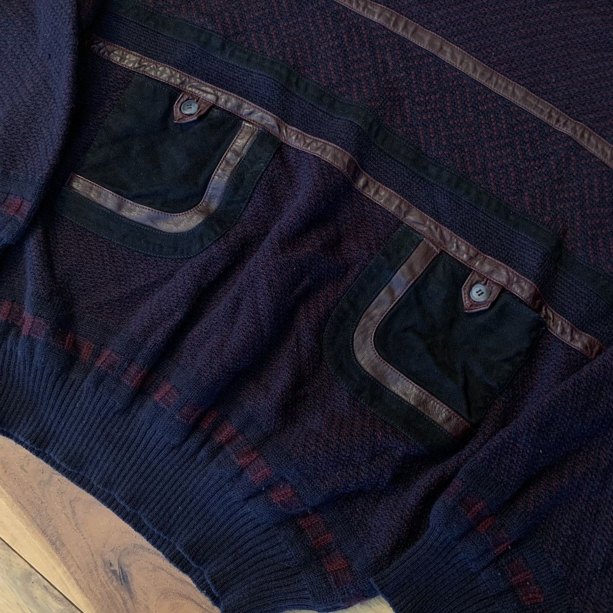 Bally Bally Wool Herringbone Pocketed Sweater Size US XL / EU 56 / 4 - 4 Thumbnail