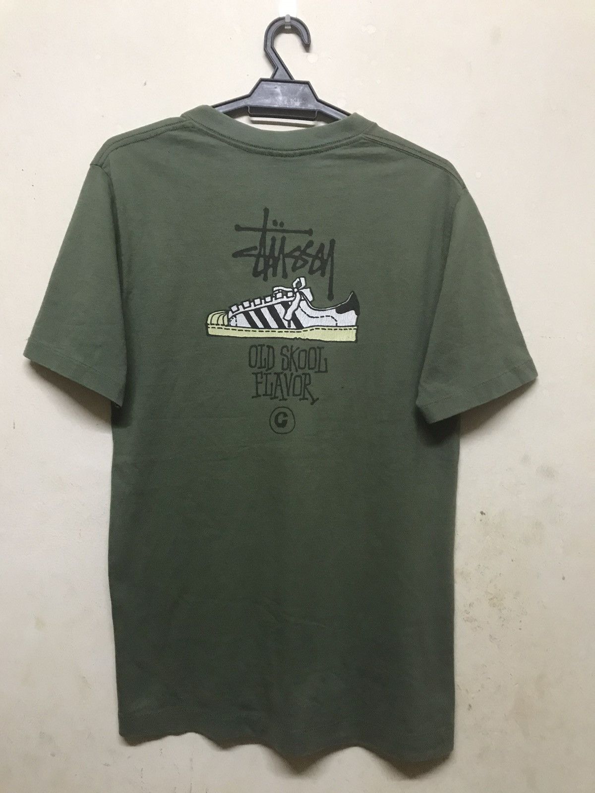 stussy old skool flavor tee XL ヴィンテージ STUSSY(ステューシー) 80's 