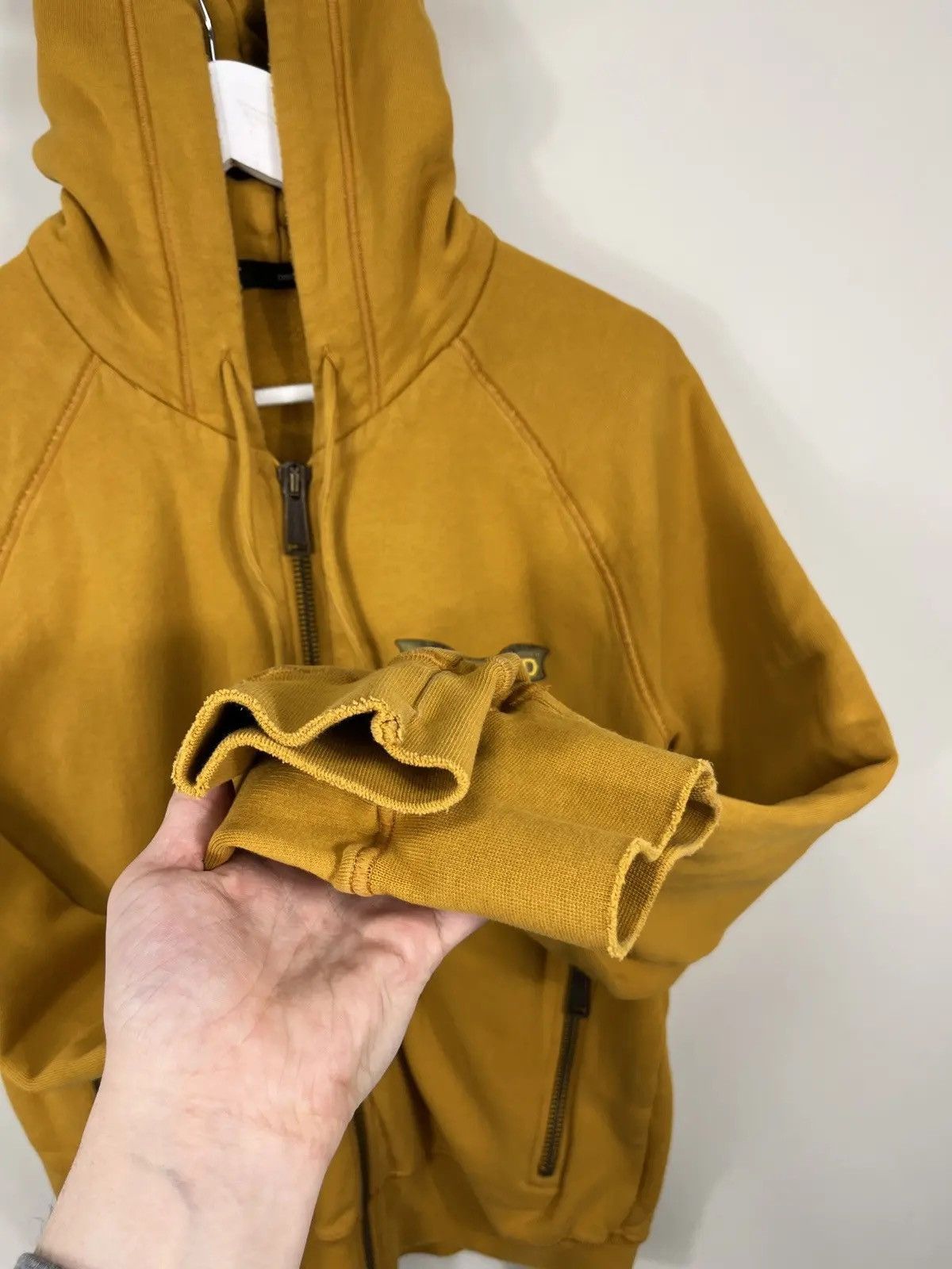 Dsquared2 Dsquared2 Luxury Yellow Big Logo Zip Up Hoodie Size US M / EU 48-50 / 2 - 7 Thumbnail