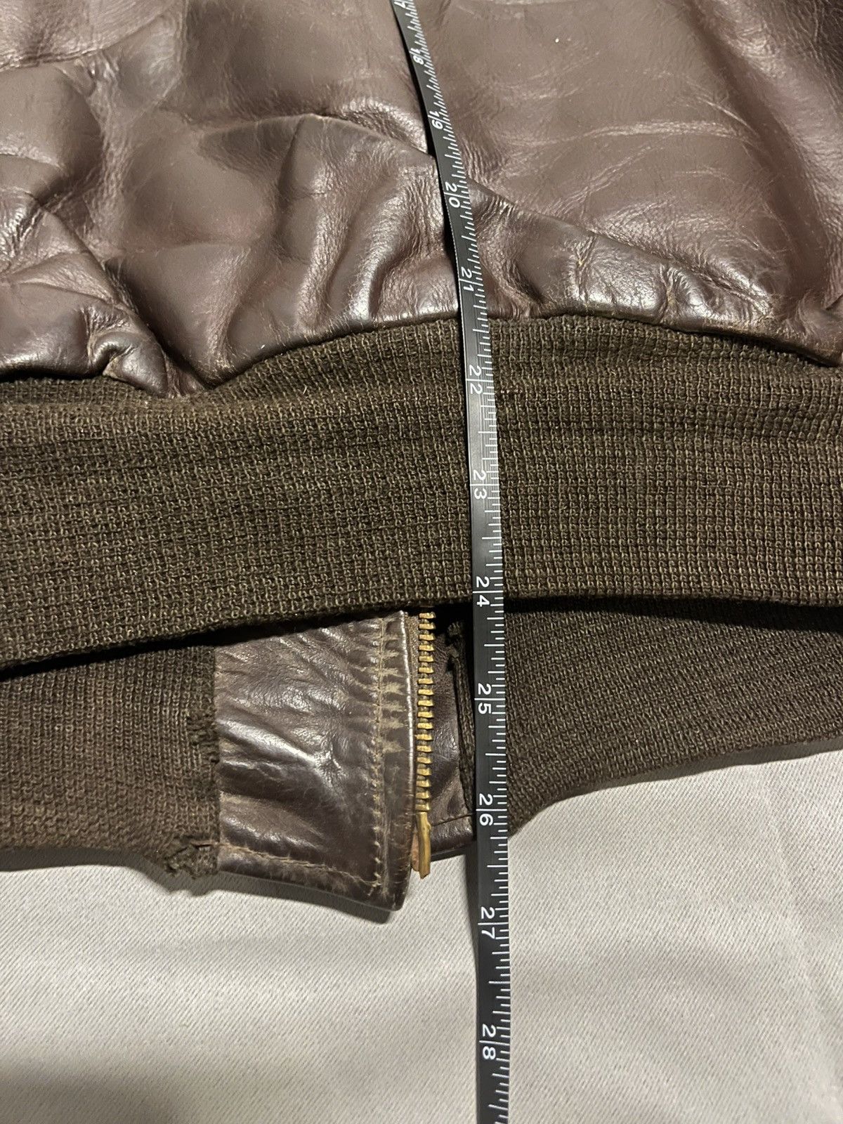 Aero Leathers Grais 1950s Vintage Genuine Horsehide A2 Flight Jacket y2k Size US S / EU 44-46 / 1 - 6 Thumbnail