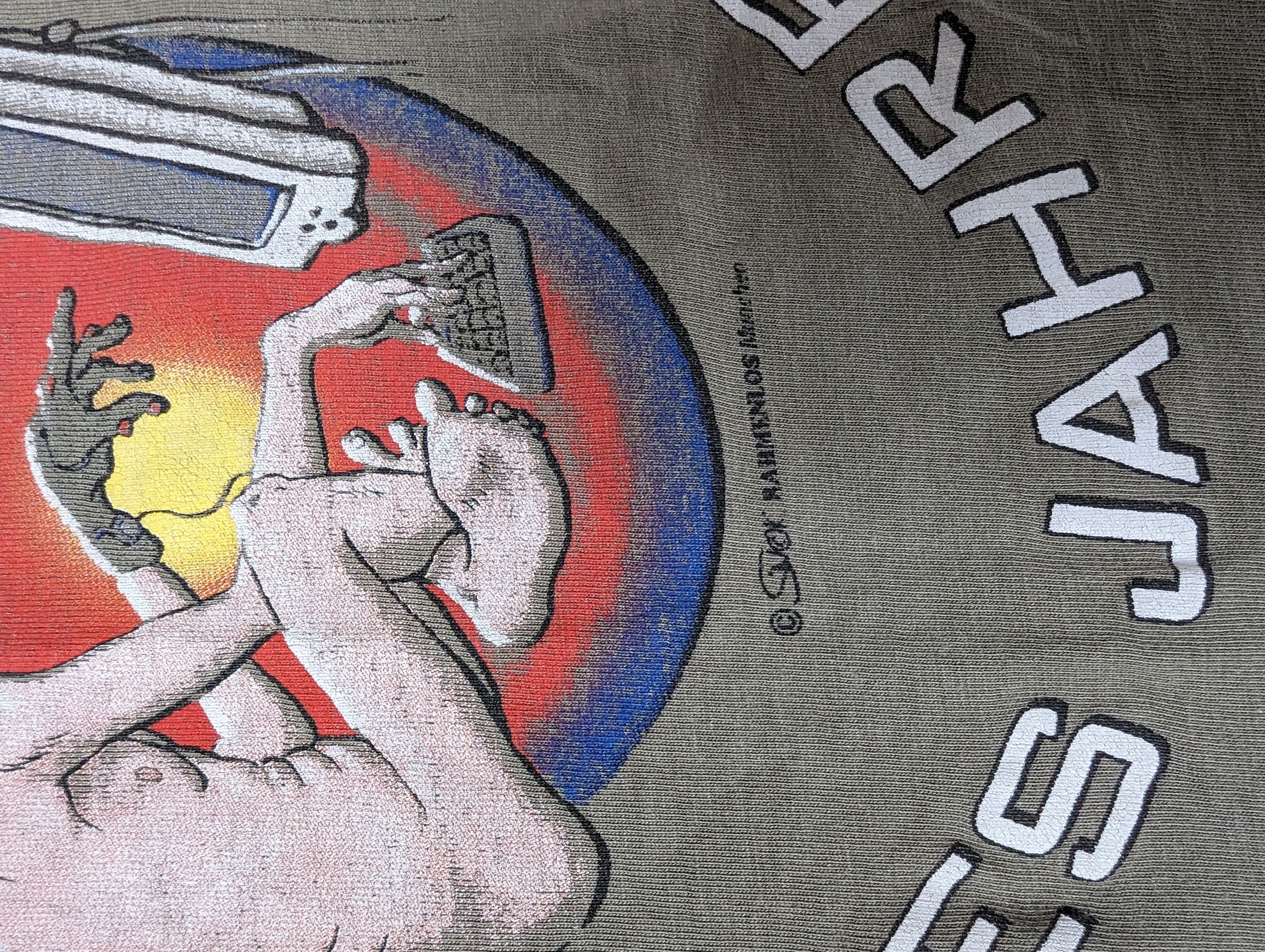 Hanes Vintage 90s PC-Freak T-Shirt Computer Programmer Geek Nerd Size US L / EU 52-54 / 3 - 4 Thumbnail