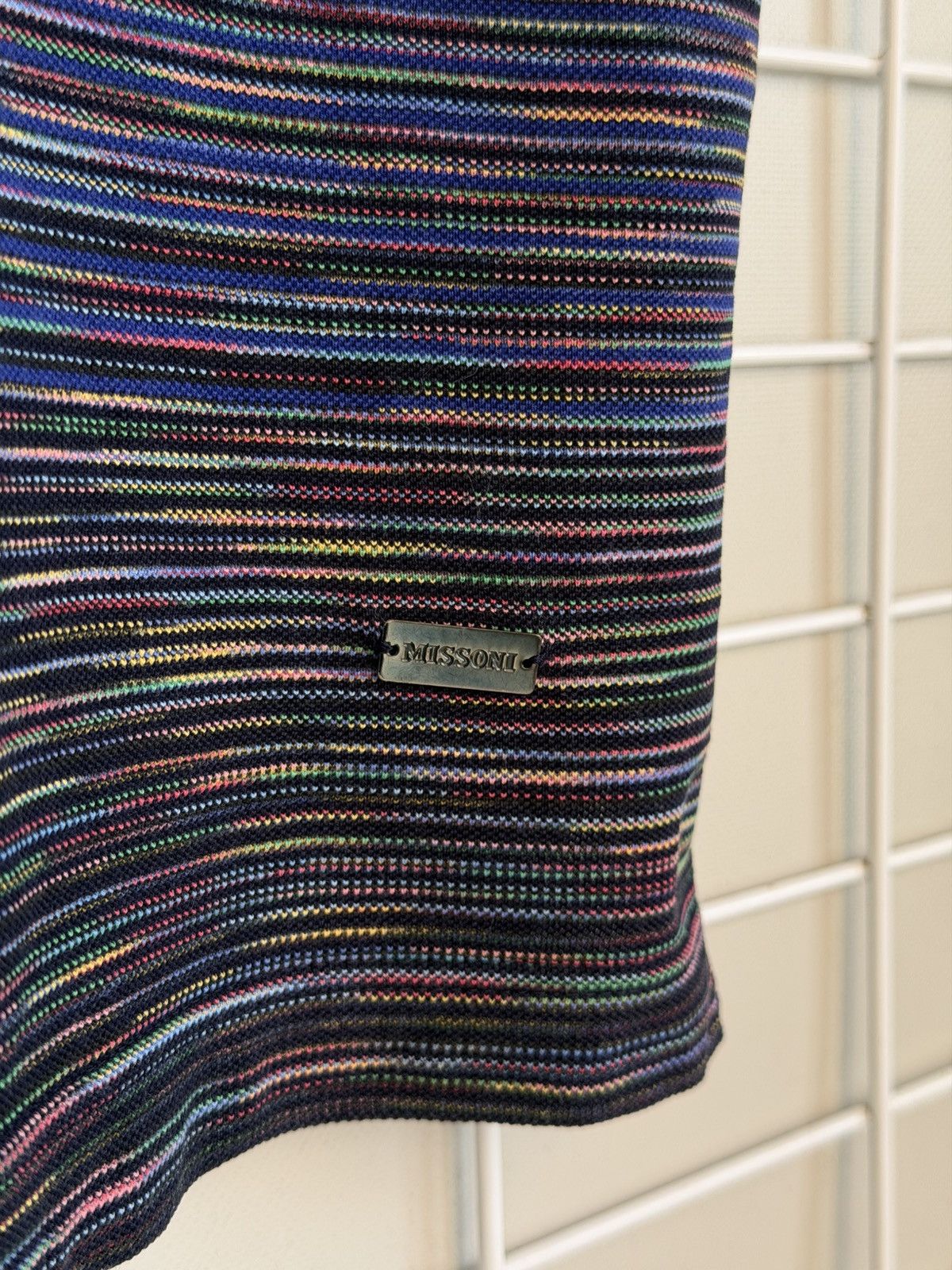 Missoni Missoni Space-Dyed Pique Polo Shirt Mens Size M Slub Size US M / EU 48-50 / 2 - 9 Thumbnail