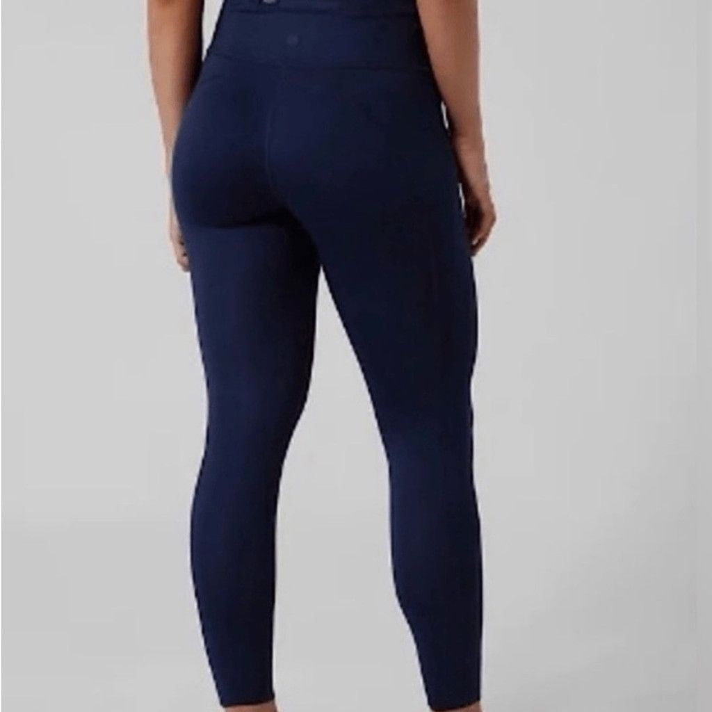 Athleta Athleta Accelerate 7/8 Tight Navy Leggings | EUC | Sz XS Size 25" / US 0 / IT 36 - 2 Thumbnail