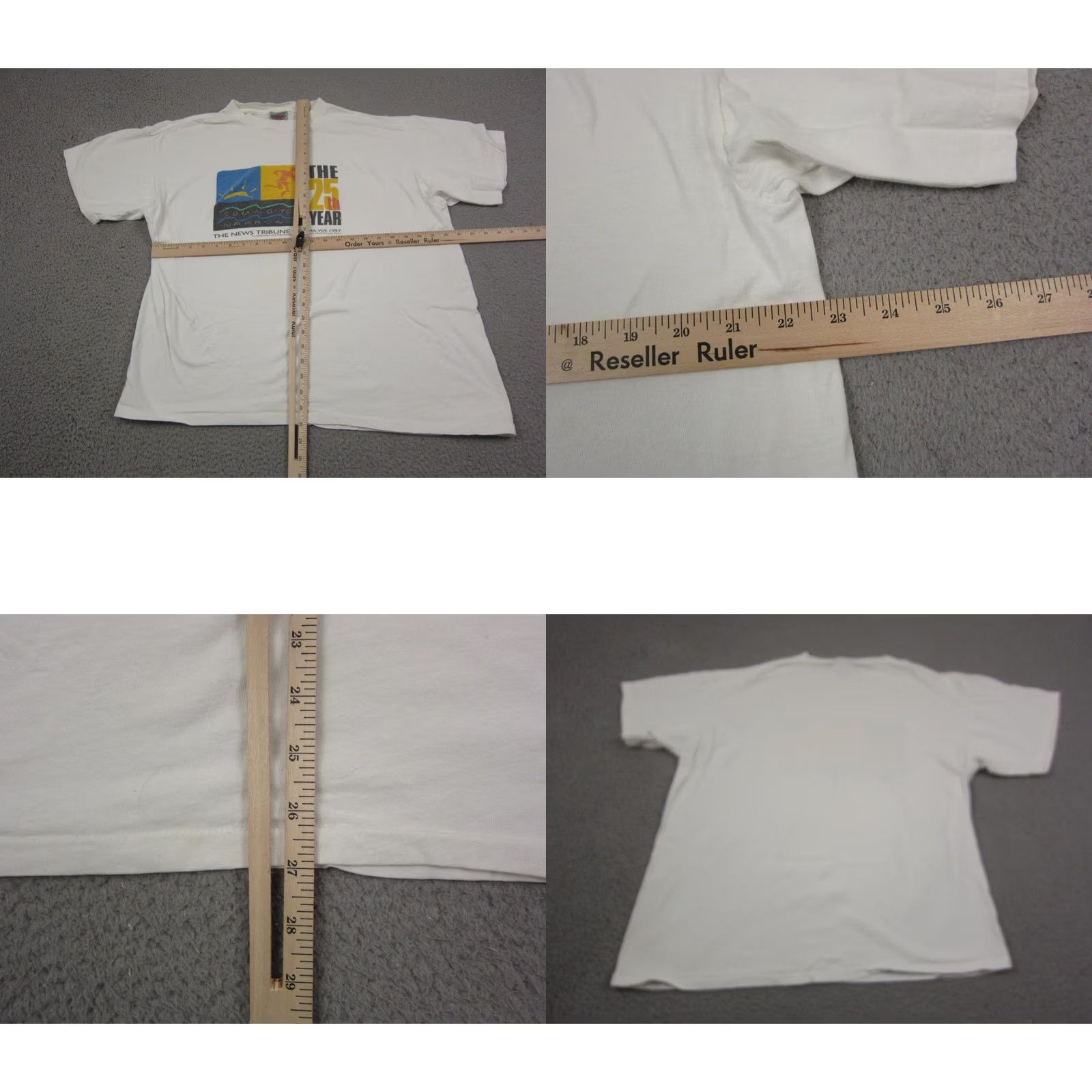 Vintage Vintage Nike Shirt Mens XL White Sound to Narrows Tacoma 90s Size US XL / EU 56 / 4 - 8 Thumbnail