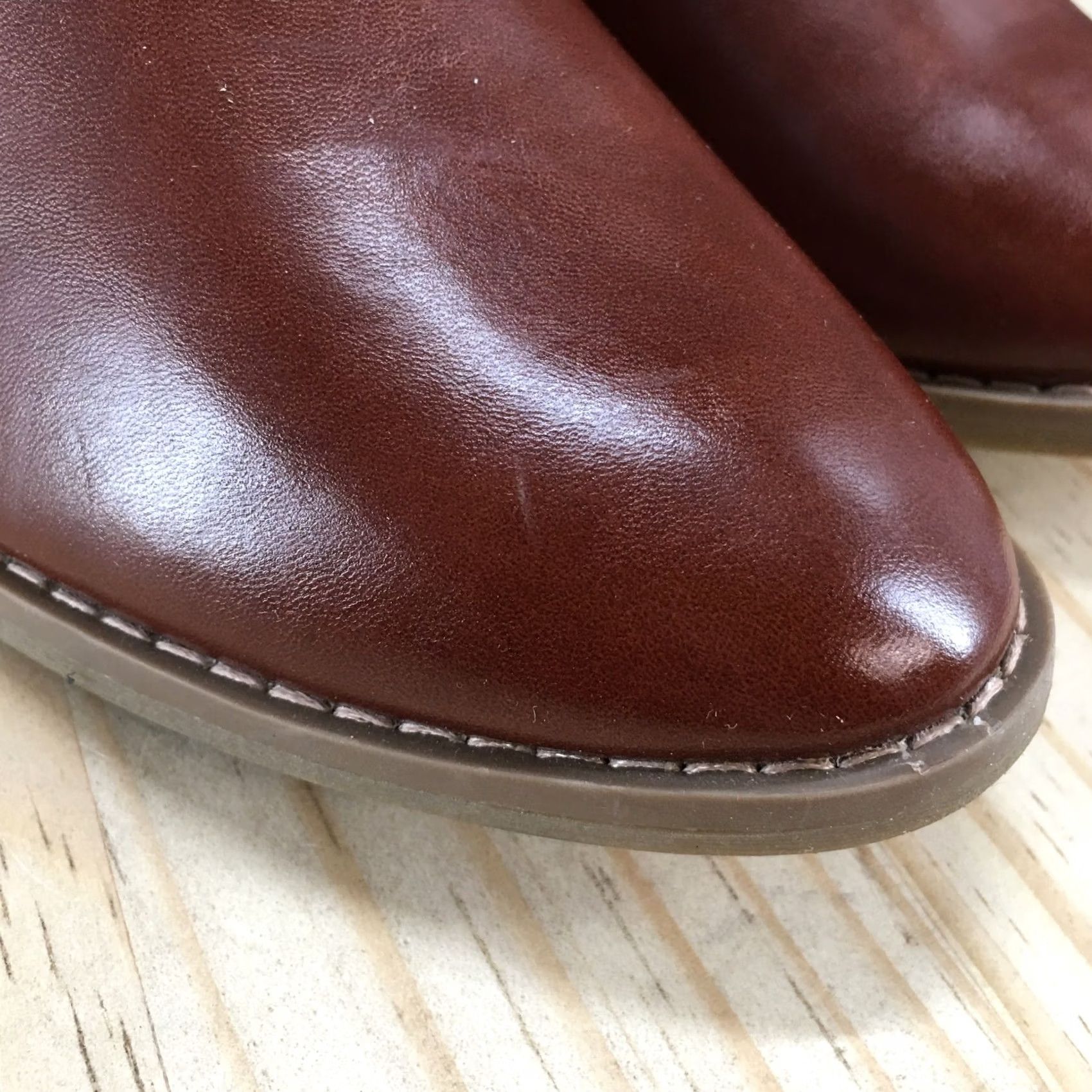 Vintage Universal Thread Boots Womens 7 Brown Nora Ankle Bootie Slip-On Casual Shoe Model Nora Women Boots Brown Ankle Bootie Slip-On Casual Size US 7 / IT 37 - 5 Thumbnail