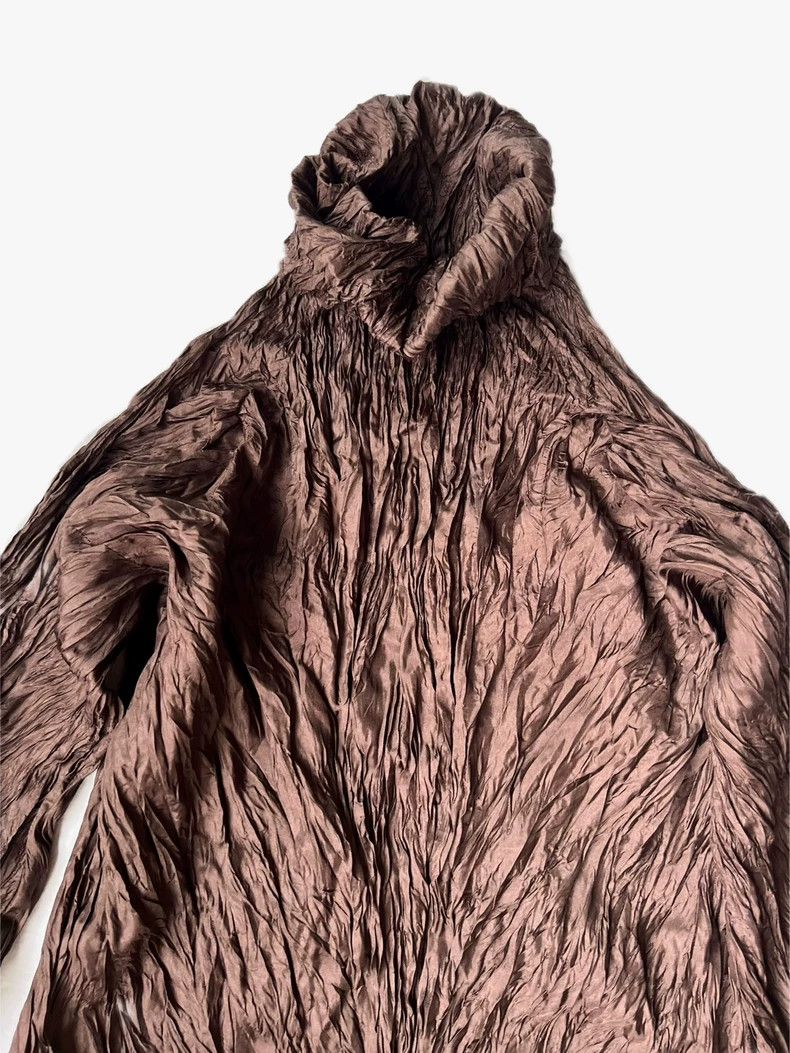 Issey Miyake Issey Miyake Brown pleated top Size M / US 6-8 / IT 42-44 - 4 Thumbnail