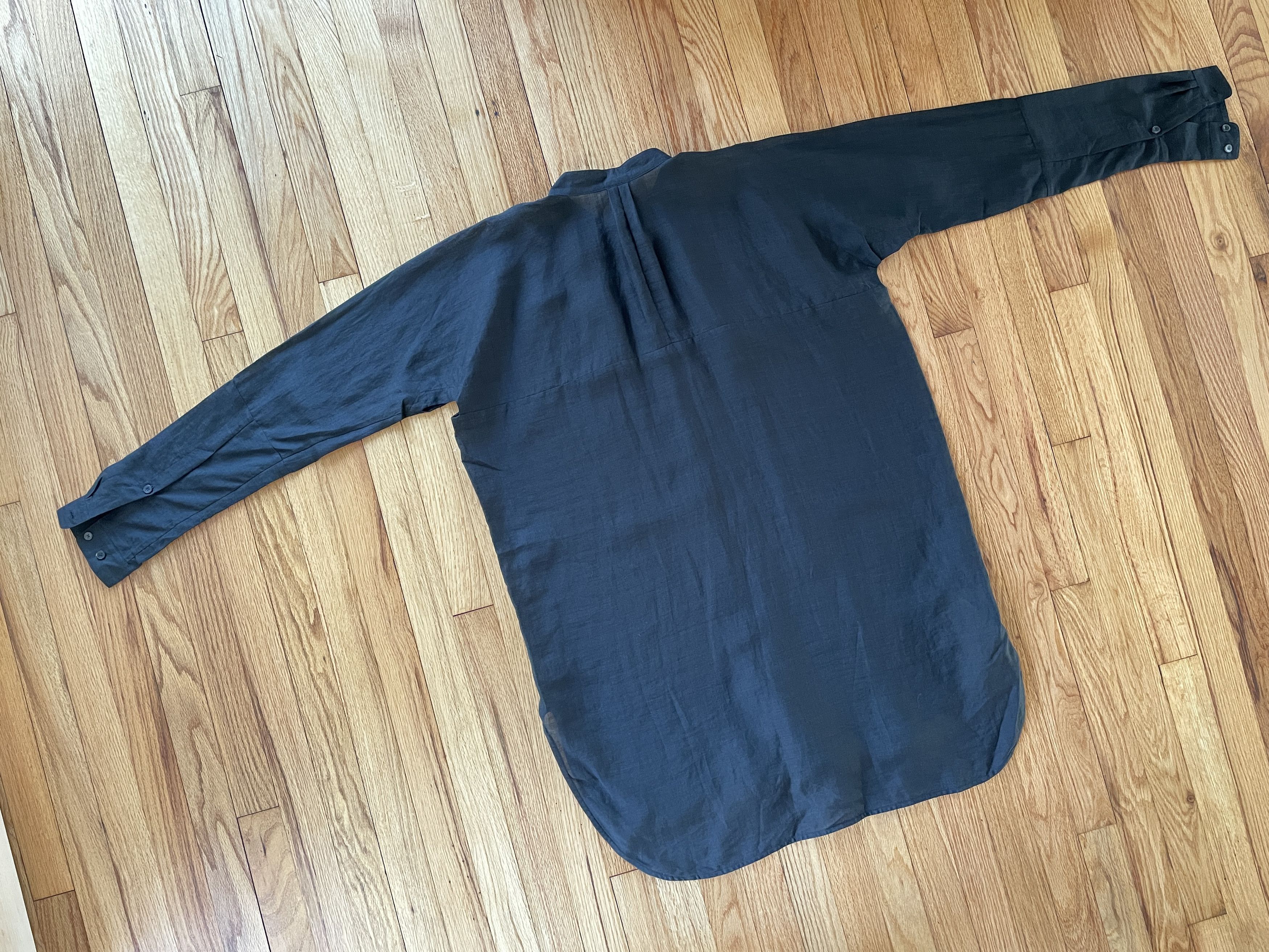 Jan Jan Van Essche Long Black button up Tunic Style- Raime Size US S / EU 44-46 / 1 - 3 Thumbnail