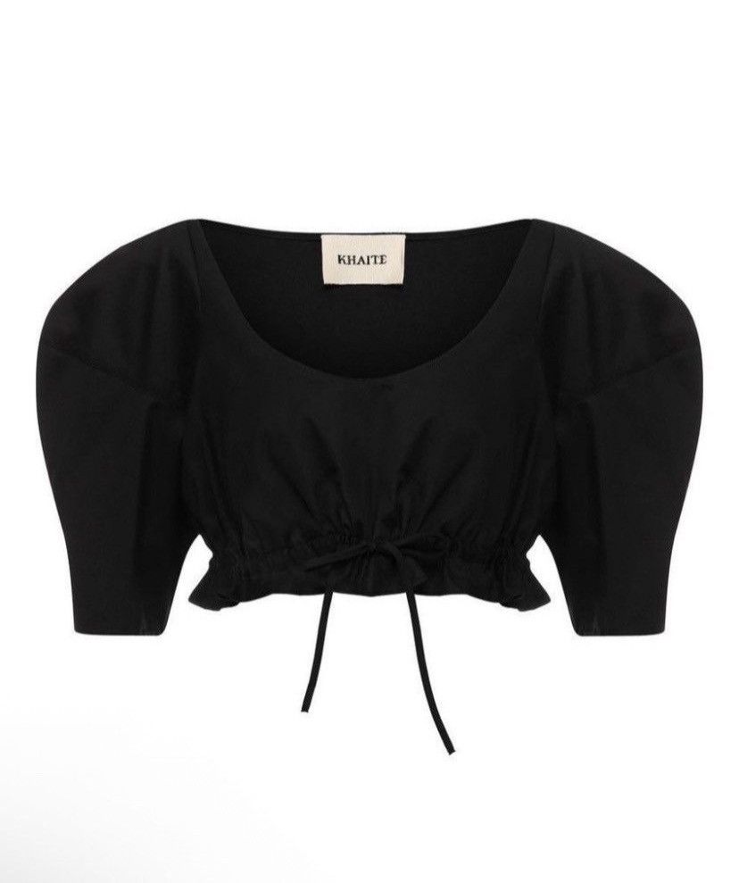 KHAITE Khaite Cotton Crop Top Size XS / US 0-2 / IT 36-38 - 1 Thumbnail