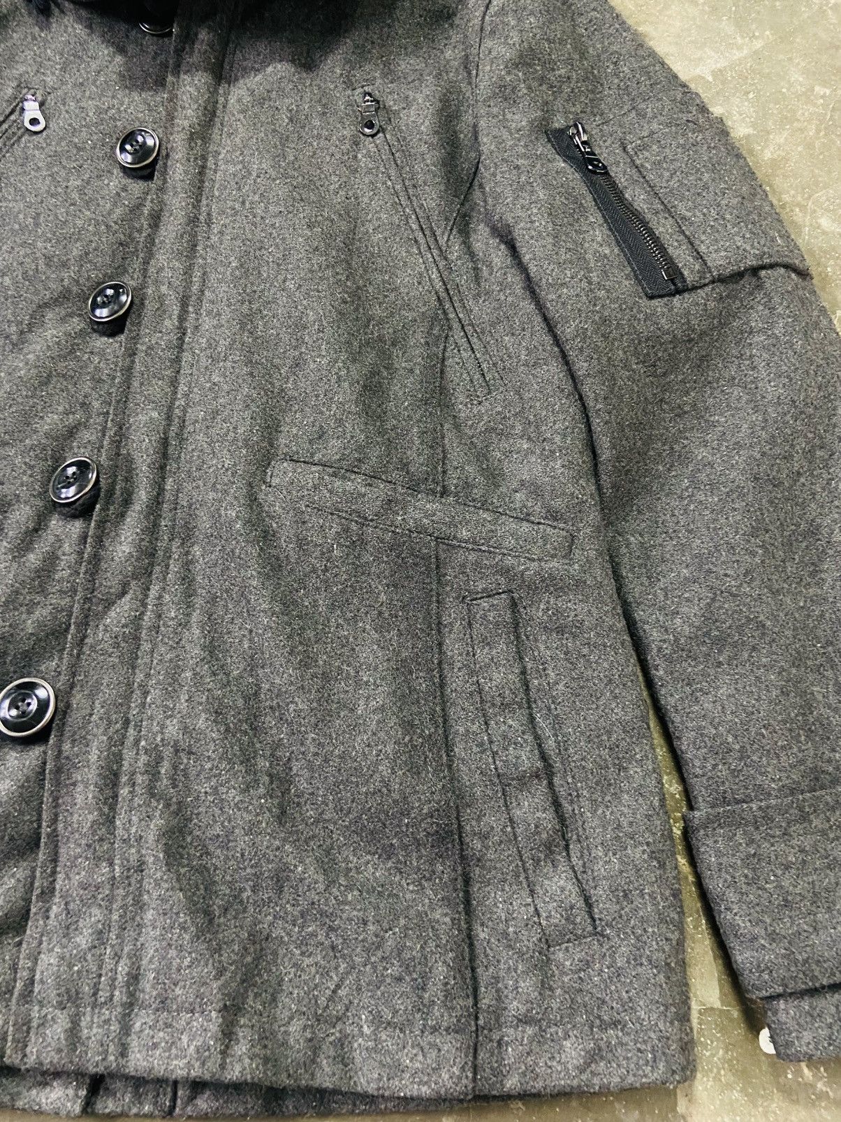 semanticdesign Semantic Design Multipocket Hoodie Wool Jacket Size M / US 6-8 / IT 42-44 - 8 Thumbnail