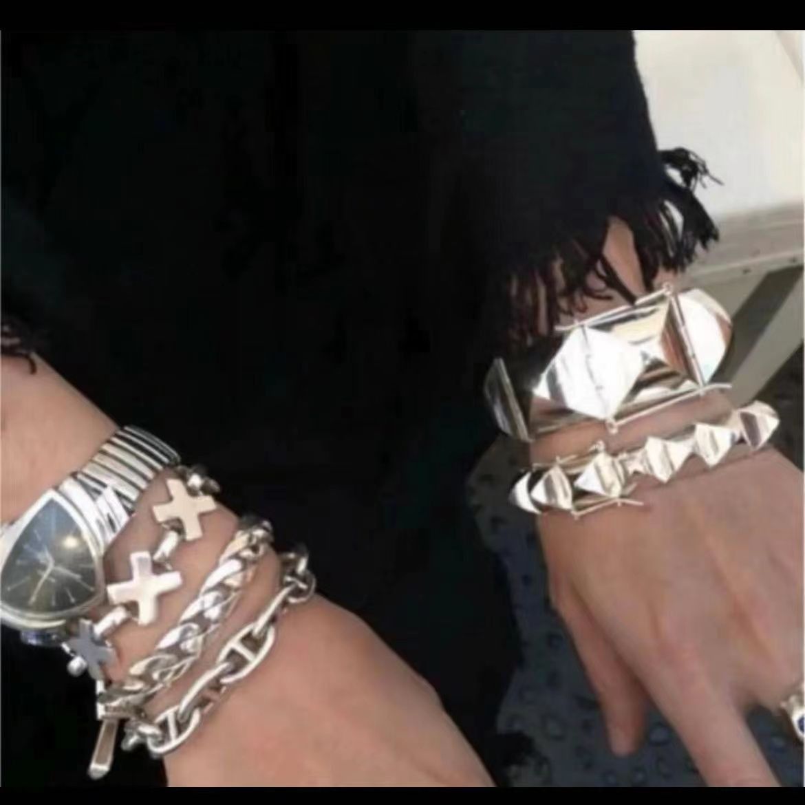 Jewelry New Design Bracelet Y2K Punk Chain Gotch Bracelets Chains Size ONE SIZE - 3 Thumbnail