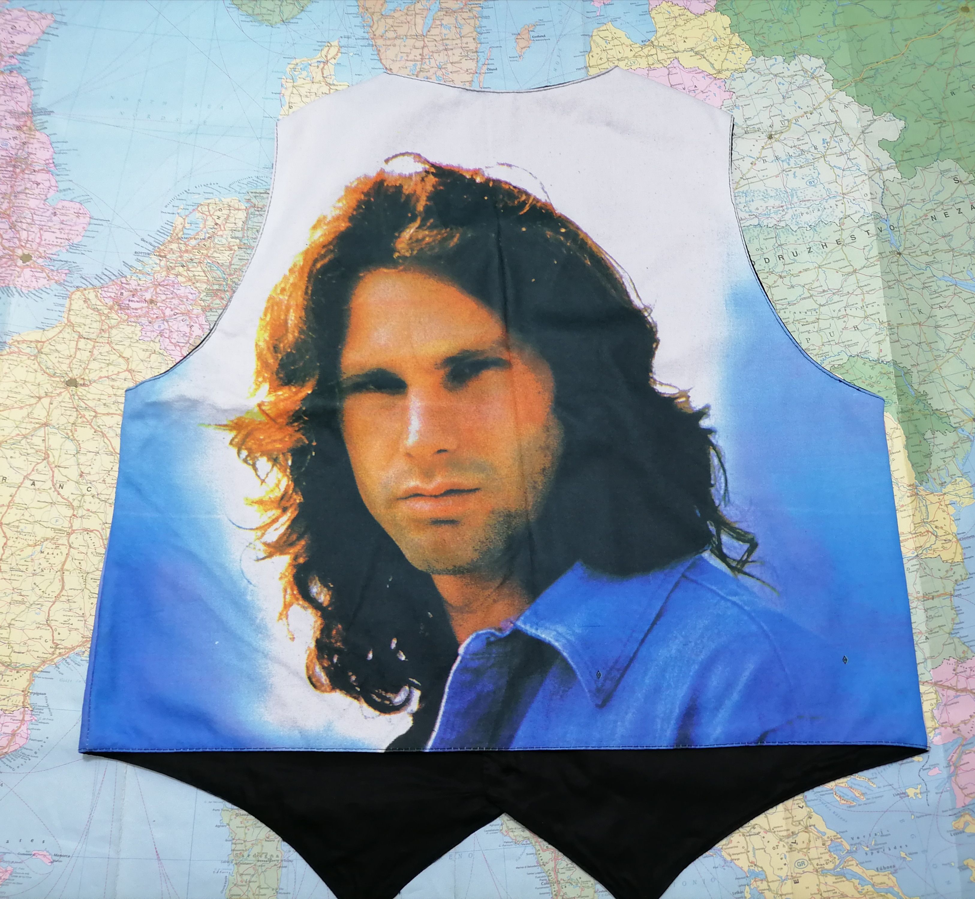 Vintage Vintage Gilet / Vest Jim Morrison , Top4 Italy 1994 Size US L / EU 52-54 / 3 - 2 Thumbnail