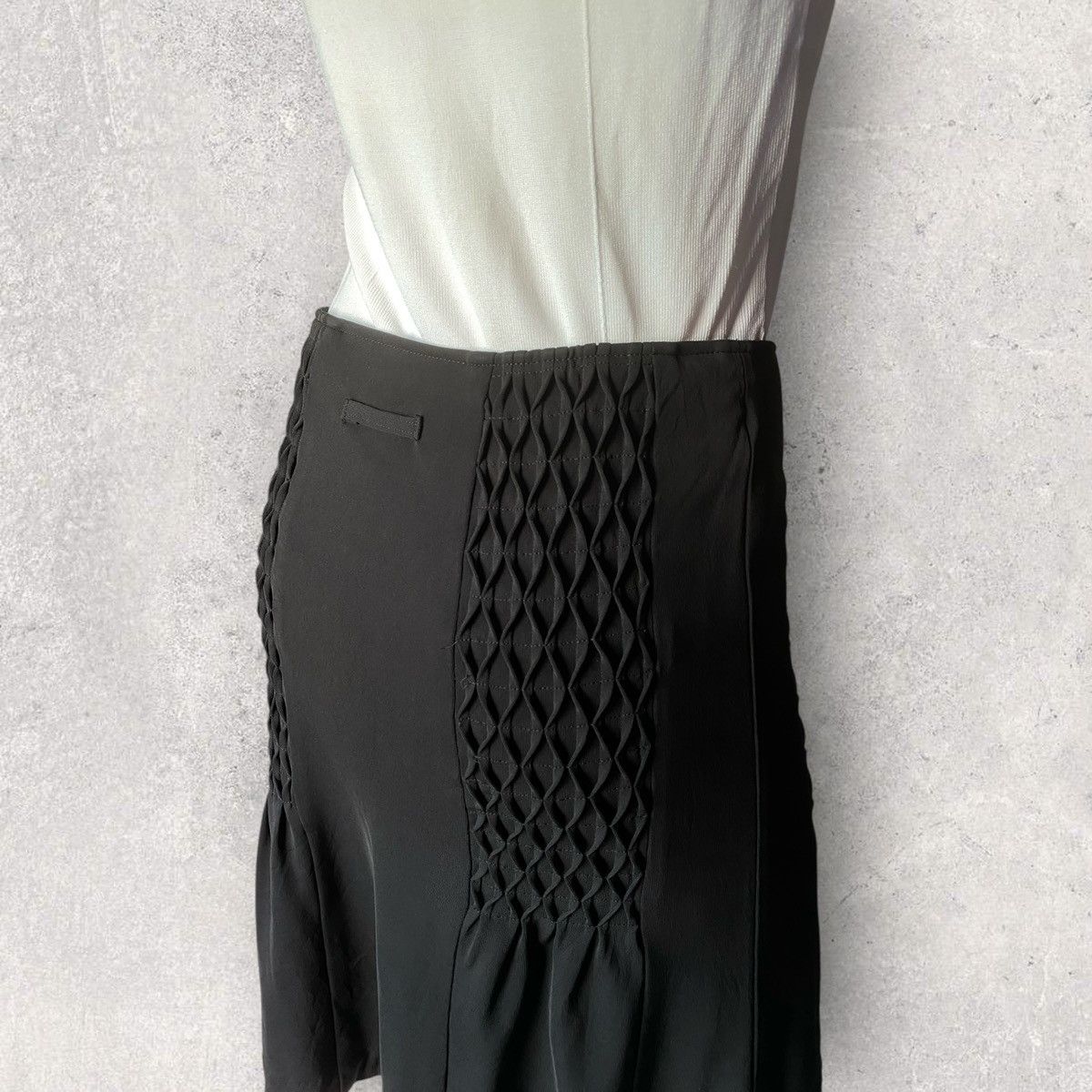 Jean Paul Gaultier JPG Smocking Pattern Skirt Size 28" / US 6 / IT 42 - 5 Thumbnail