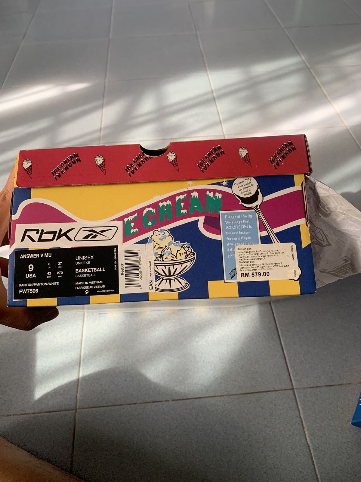 Billionaire Boys Club × Icecream × Reebok Reebok Answer V x Billionaire Boys Club Icecream Iversen Size US 9 / EU 42 - 12 Thumbnail
