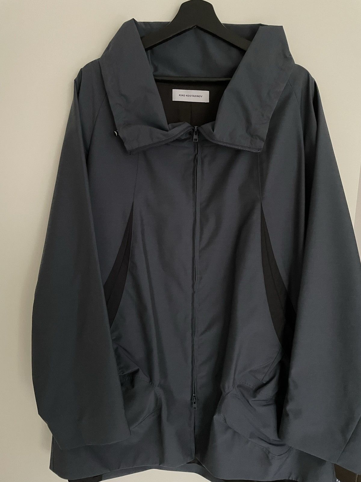 image of Kiko Kostadinov ‘Riding Claw’ Parka Ss20 in Blue, Men's (Size Large)