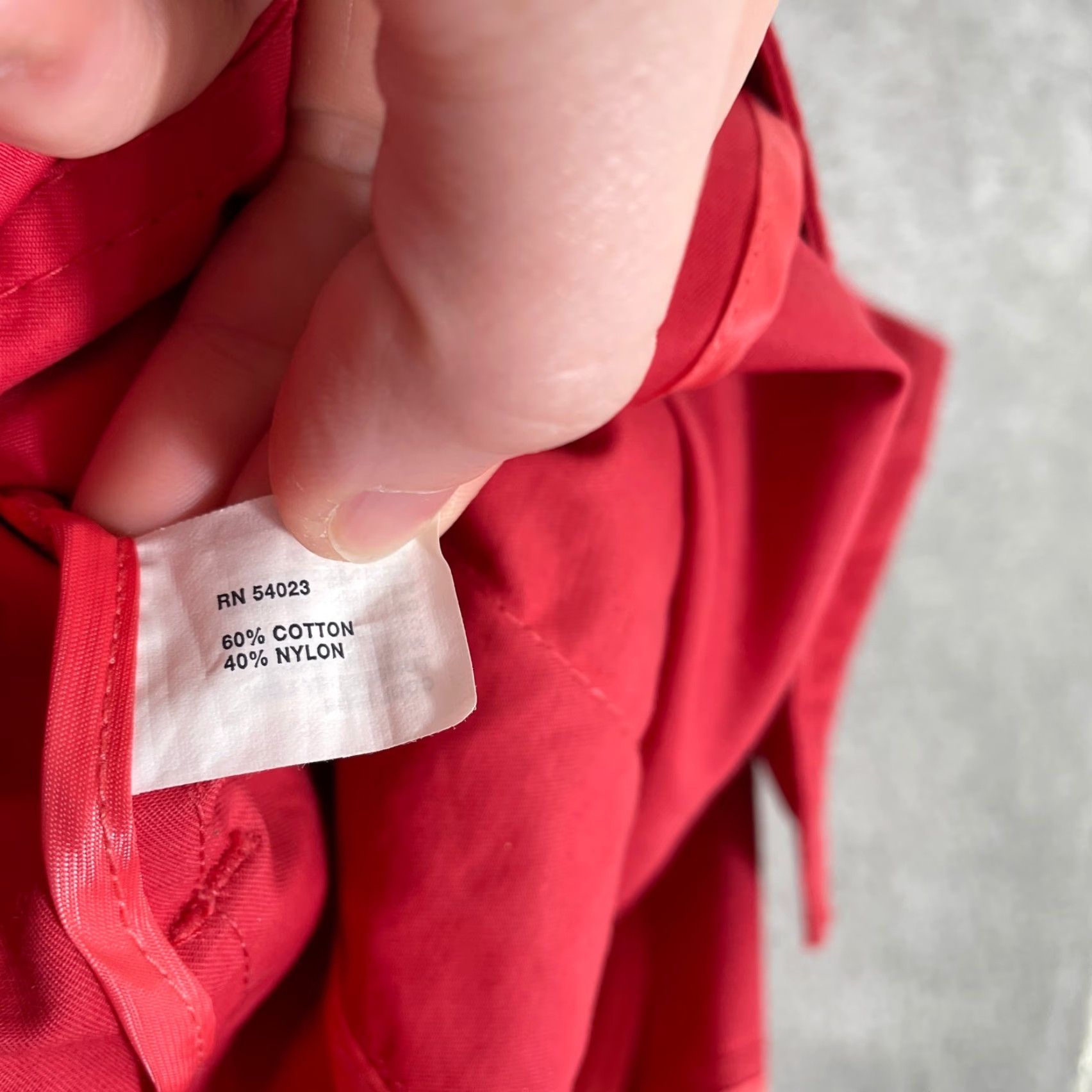 Gap VINTAGE Gap Trench Coat Womens Medium Red Belted Classic Lightweight Spring Jacket Y2K Size M / US 6-8 / IT 42-44 - 4 Thumbnail