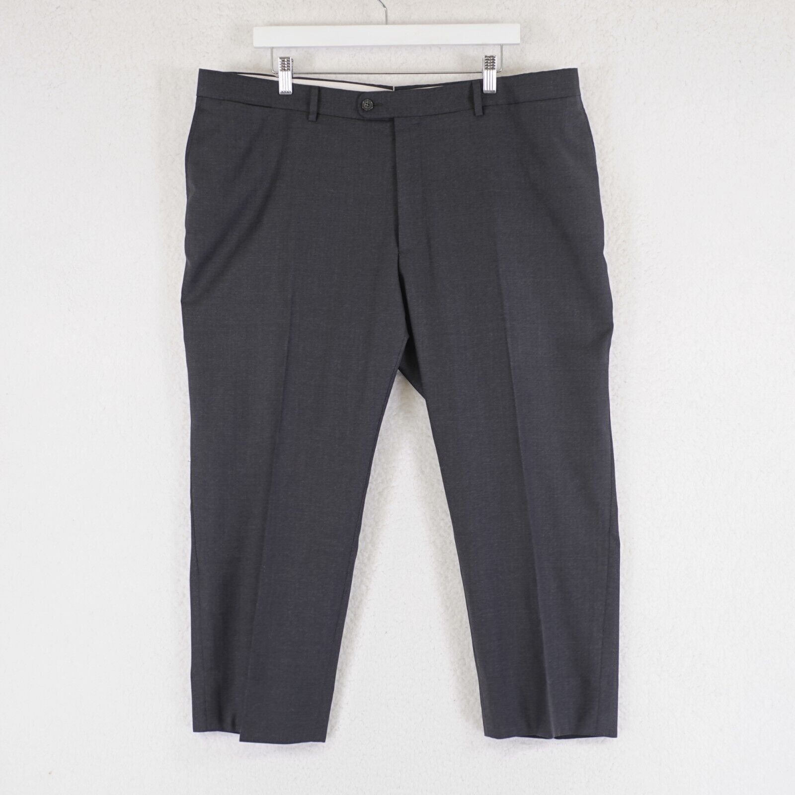 Suitsupply SuitSupply Gray Wool Dress Pants 40/24 Short Leg Mid Rise Fl Size 40S - 1 Thumbnail
