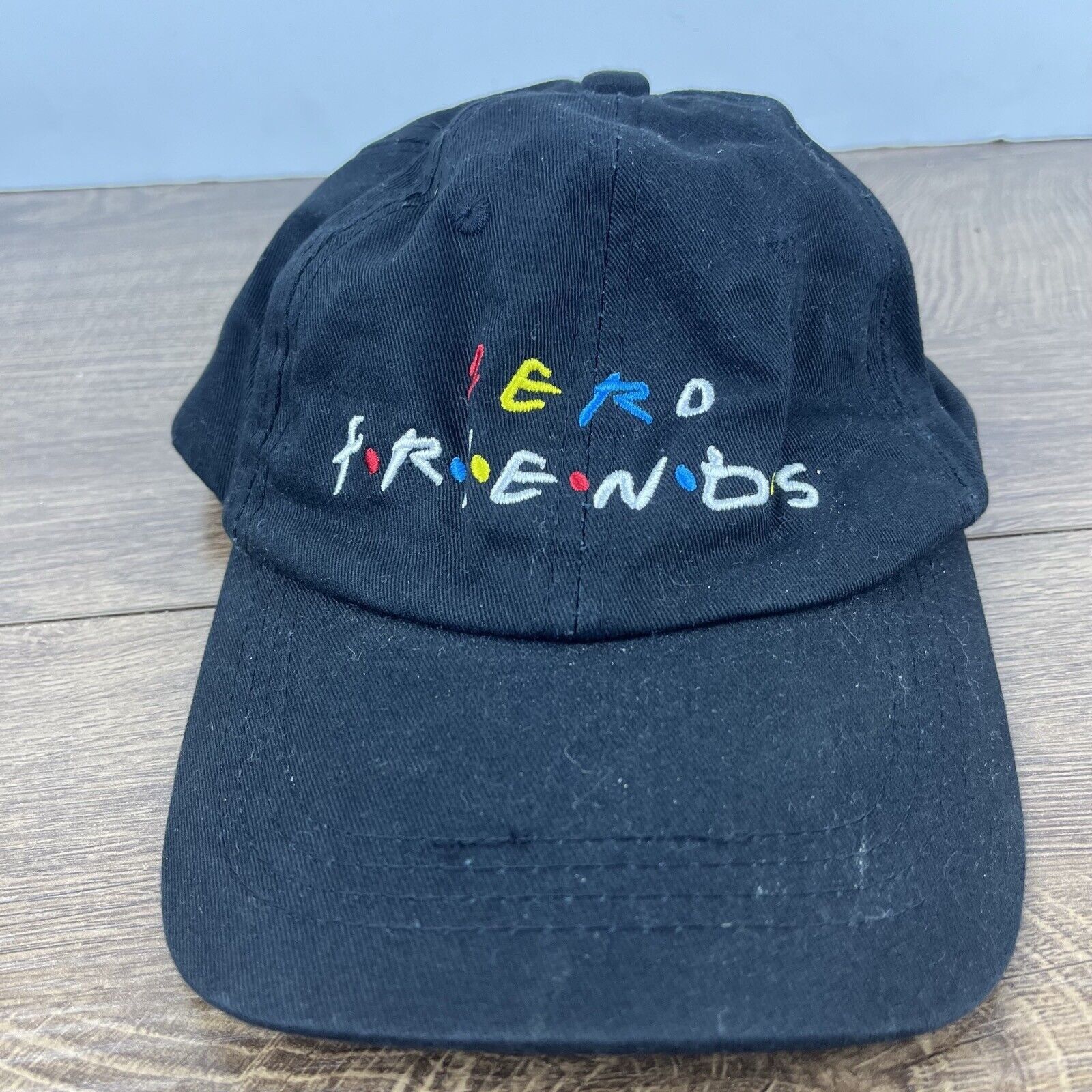 Other Zero Friends Hat Friends Zero Hat Black Hat Adjustable Adult Size ONE SIZE - 2 Thumbnail
