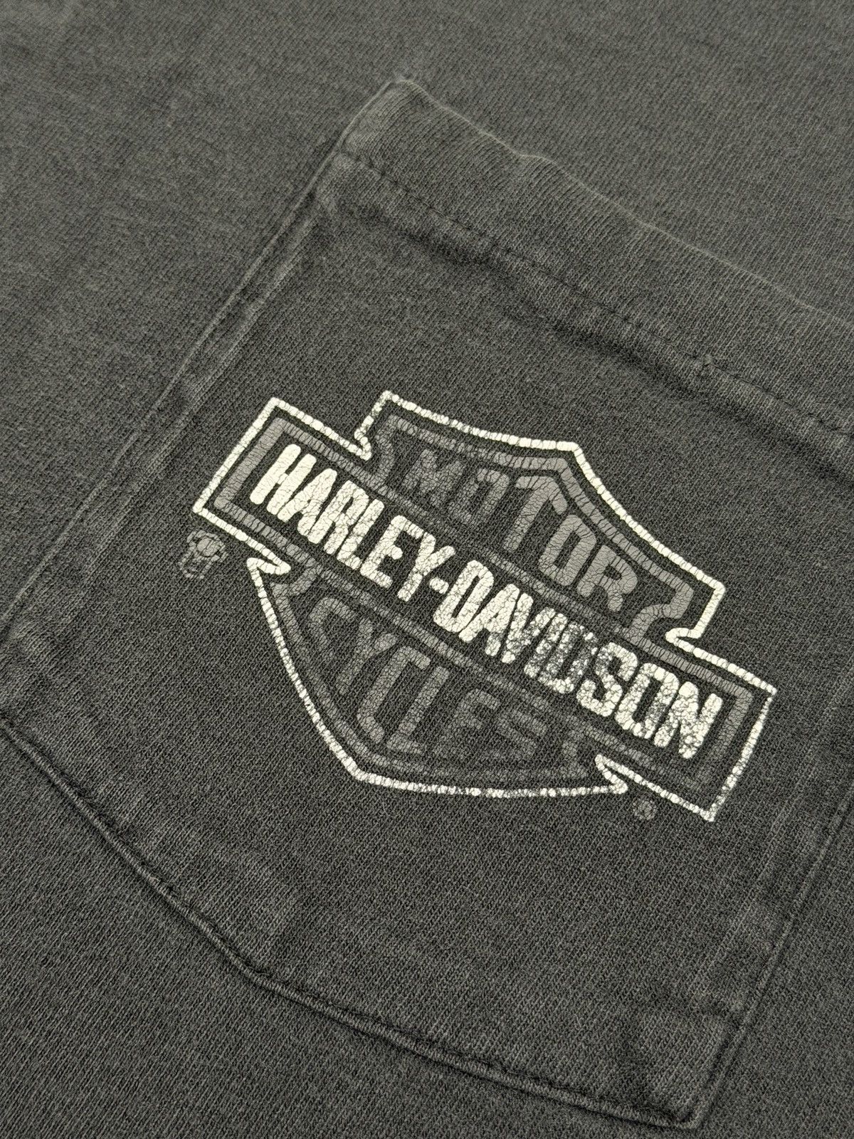 Harley Davidson Vintage 80s Harley Davidson Mancuso Houston TX 1987 FOTL Tee Size US XL / EU 56 / 4 - 6 Thumbnail