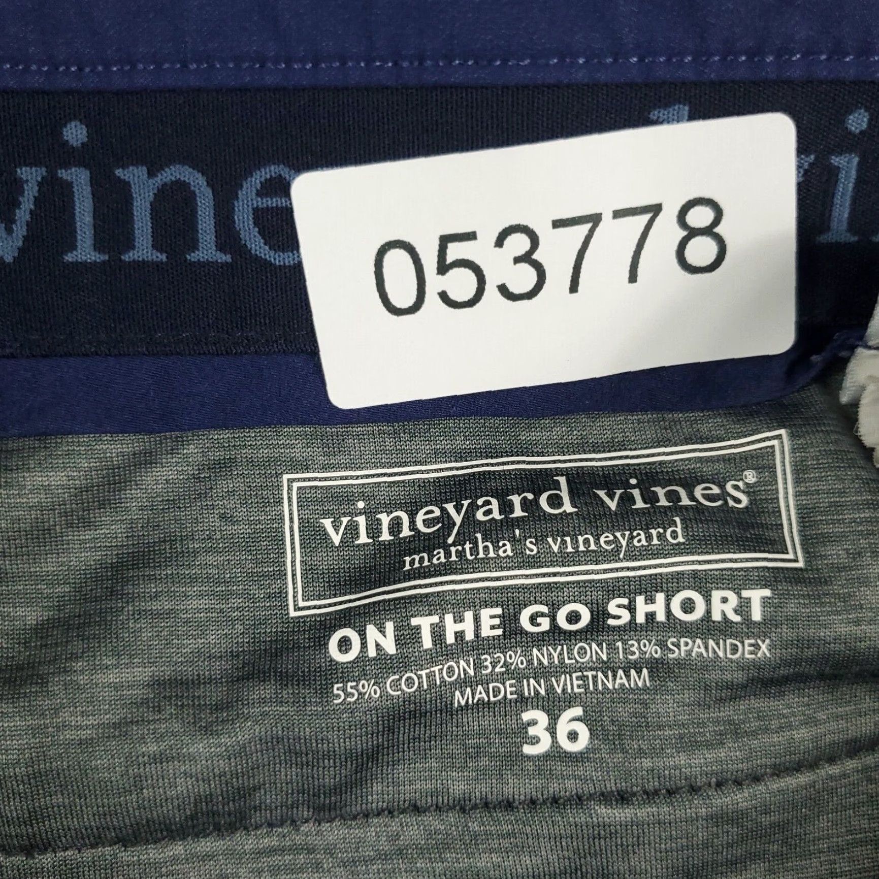 Vineyard Vines VINEYARD VINES Shorts Men's Size 36 Blue Cotton Nylon Casual Flat Front Chino Size US 36 / EU 52 - 8 Thumbnail