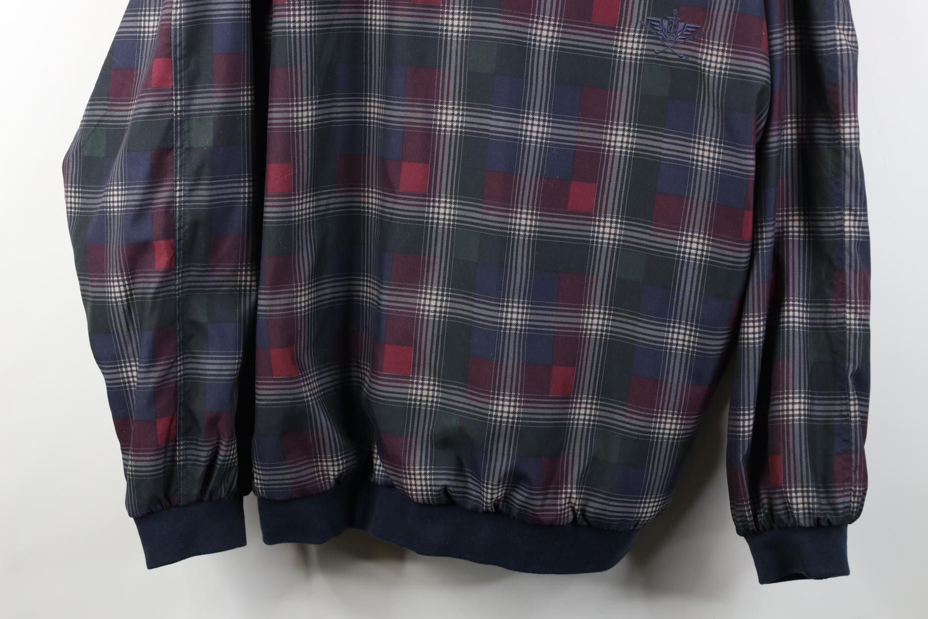Dockers Vintage 90s Dockers Golf Pullover Windbreaker Jacket Plaid Size US XL / EU 56 / 4 - 3 Thumbnail