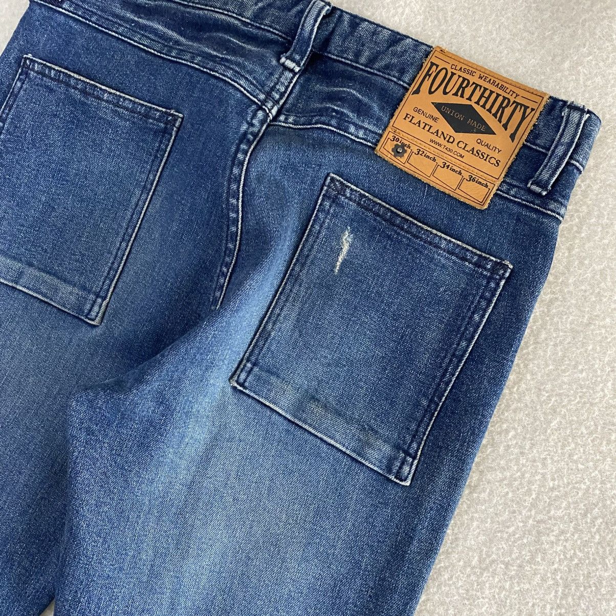 Hysteric Glamour × Japanese Brand FourThirty Distressed Patchwork Denim w30 Size US 30 / EU 46 - 9 Thumbnail