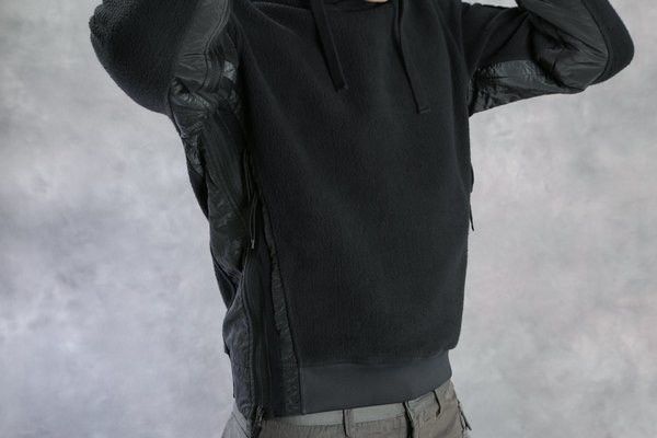 Stone Island Stone Island 61338 Fleece Hoodie in Black Size US L / EU 52-54 / 3 - 10 Thumbnail