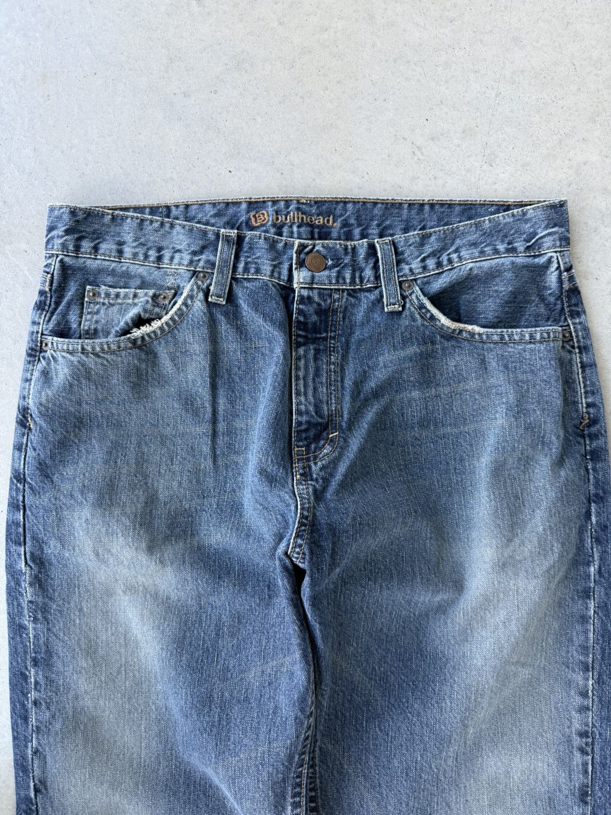 Japanese Brand Vintage Bullhead Japanese Denim Baggy Jeans Size US 32 / EU 48 - 3 Thumbnail