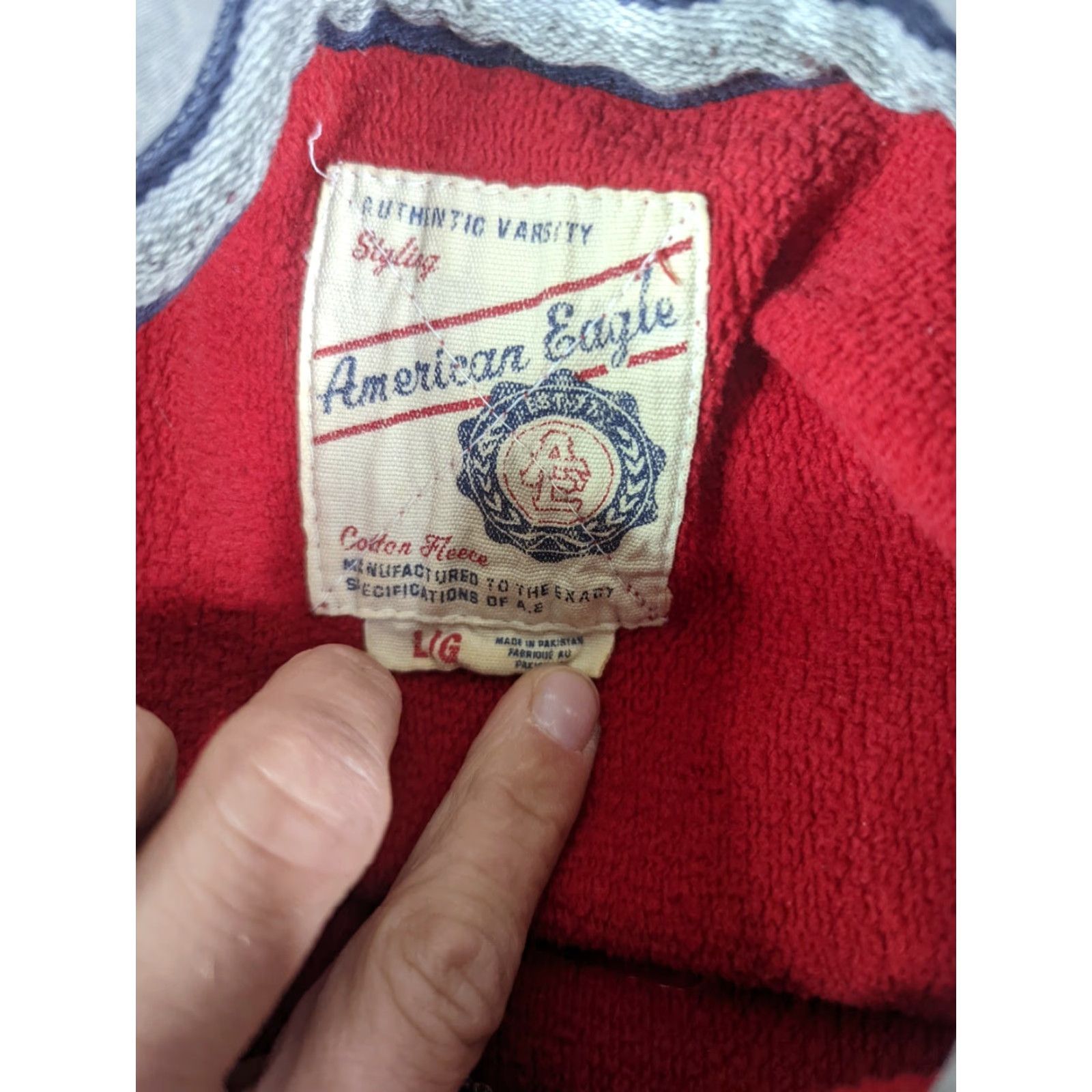 American Eagle Outfitters VINTAGE American Eagle Outfitters Red Hoodie Hooded Sweatshirt Mens Large Shirt Size US L / EU 52-54 / 3 - 4 Thumbnail