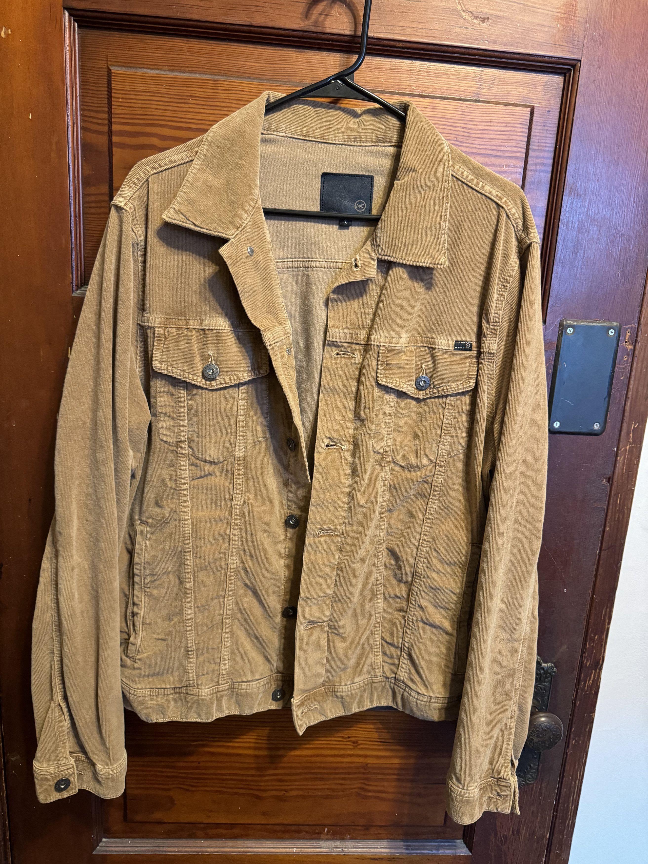 AG Adriano Goldschmied Corduroy Trucker Jacket Size US L / EU 52-54 / 3 - 1 Thumbnail