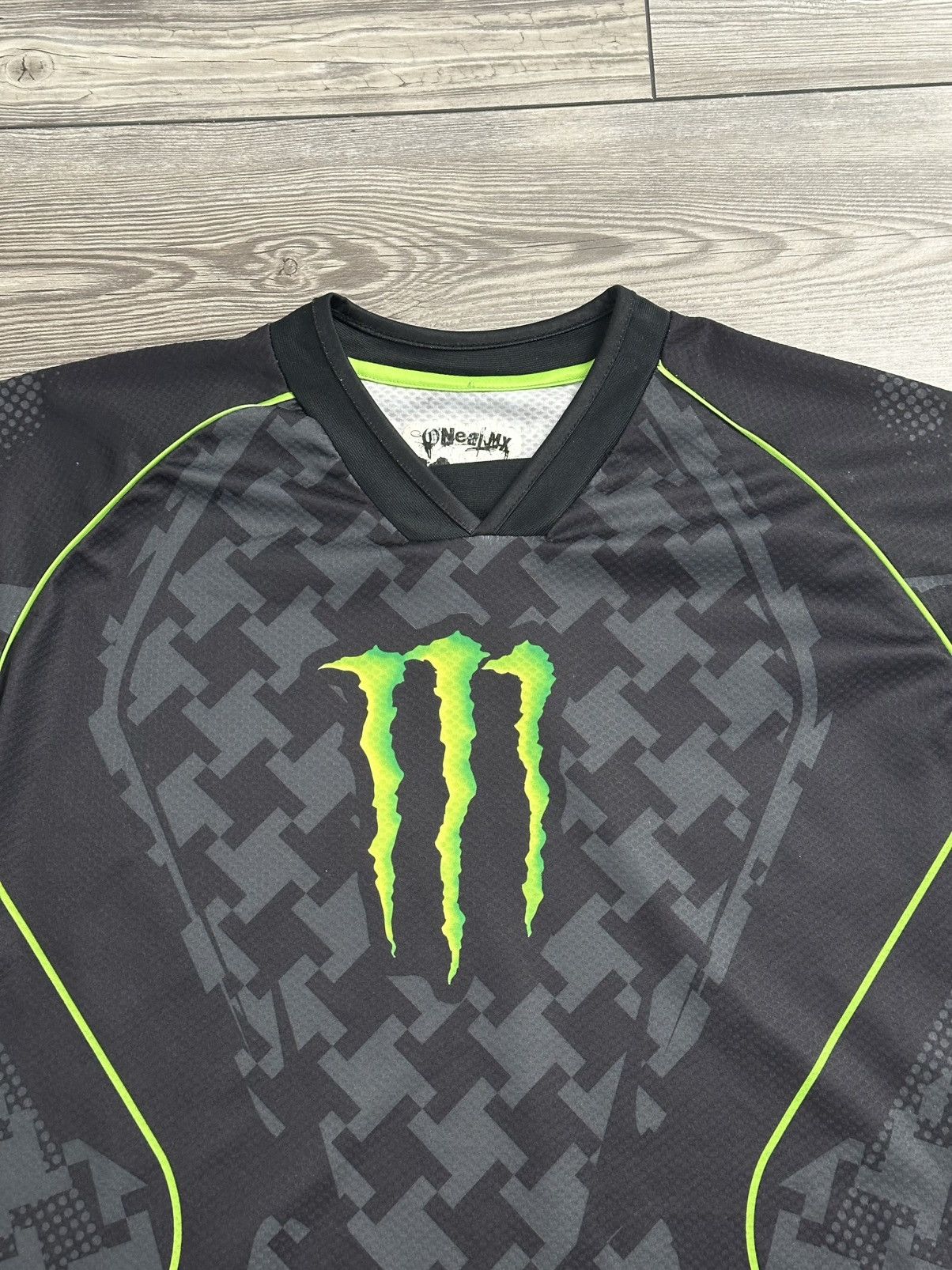 O'Neill × Vintage Crazy Vintage Y2K Monster x O’neil MX Jersey Size US XL / EU 56 / 4 - 3 Thumbnail