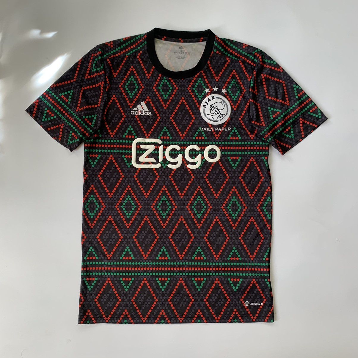 Daily Paper Ajax x Daily Paper Adidas Ziggo 2022-23 Jersey Rare Japan Size US S / EU 44-46 / 1 - 1 Thumbnail