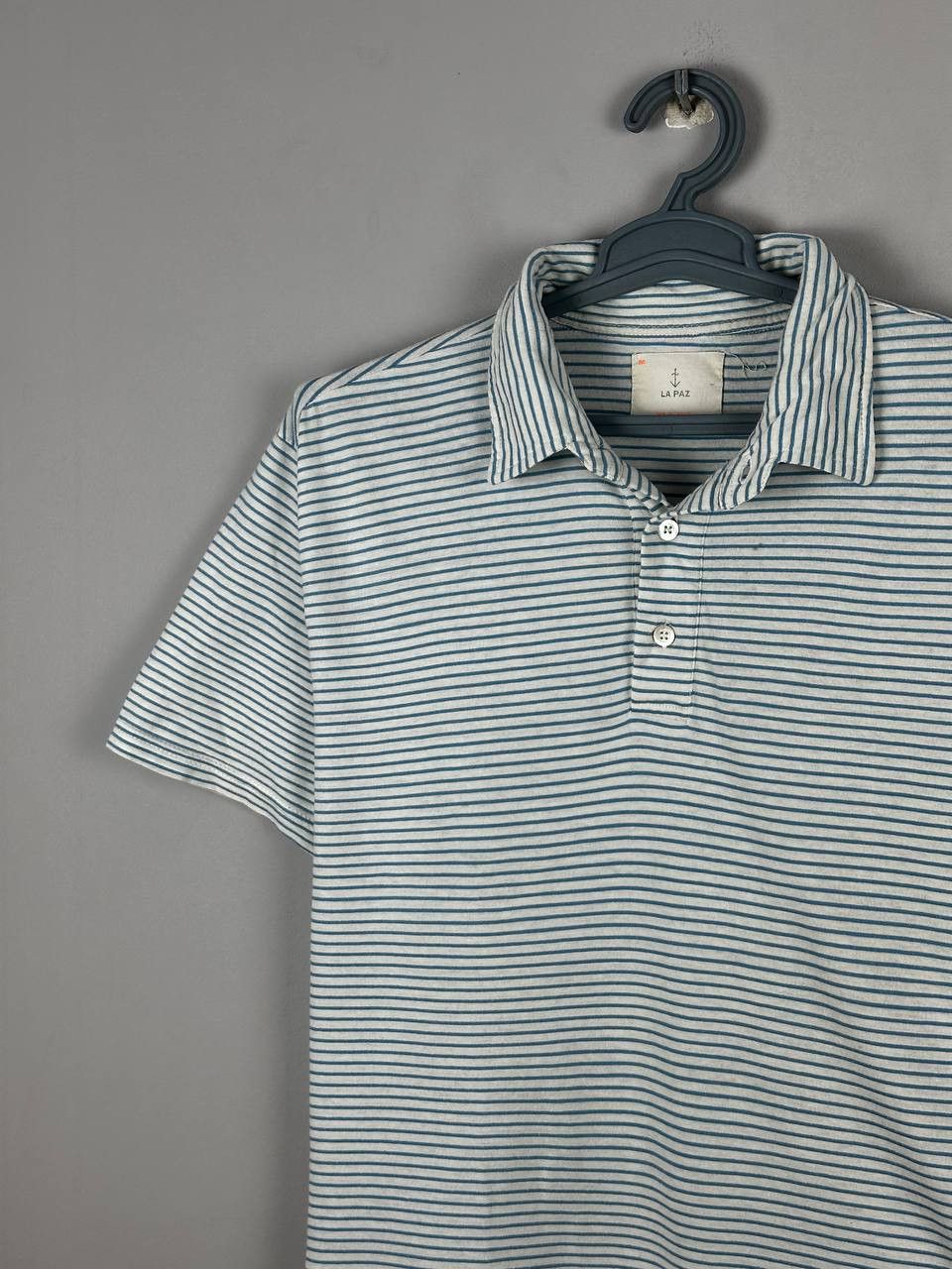 La Paz Luxury La Paz Organic Cotton Striped Polo T Shirt Size US M / EU 48-50 / 2 - 3 Thumbnail
