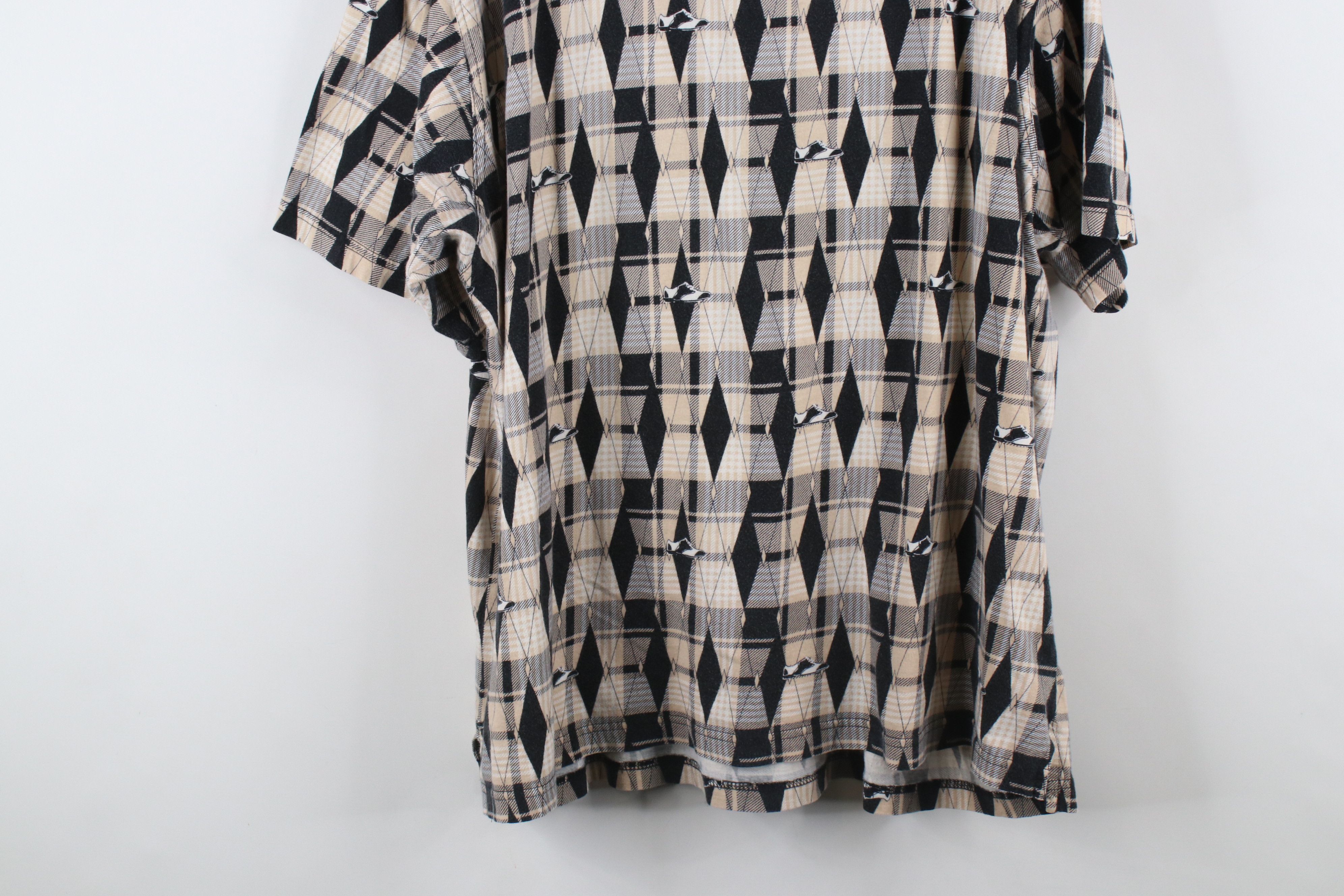 Vintage Vintage 90s Streetwear Plaid All Over Print Golf Polo Shirt Size US XL / EU 56 / 4 - 12 Thumbnail