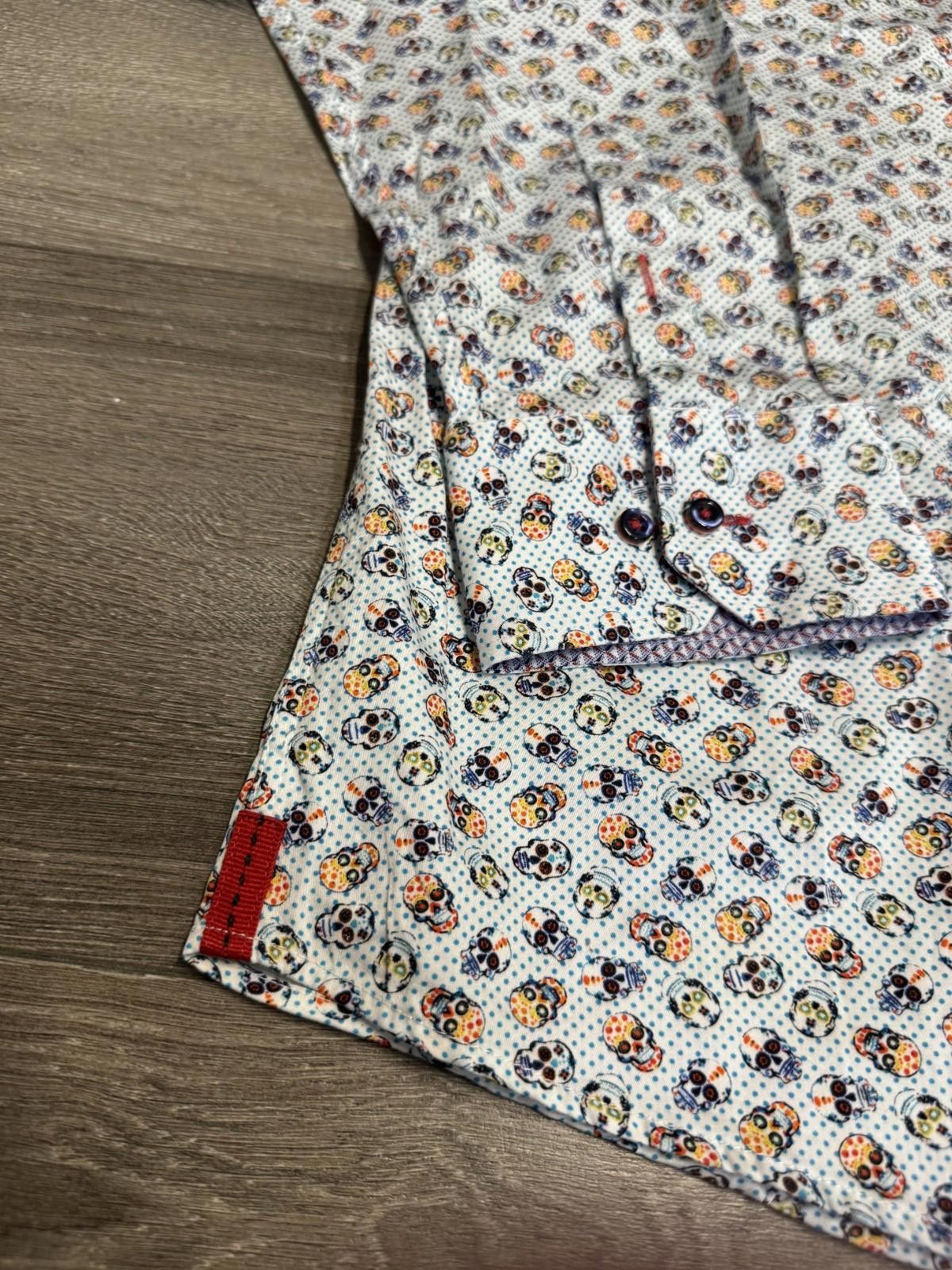 Other 7 Downie St. Skull Print Button-down Shirt Sz 4XL Size US XXL / EU 58 / 5 - 7 Thumbnail
