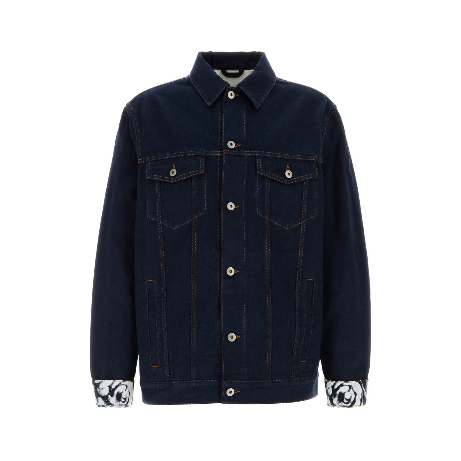 Burberry BURBERRY Denim Jacket New & Authentic (Men's Size:54;) Size US L / EU 52-54 / 3 - 1 Thumbnail