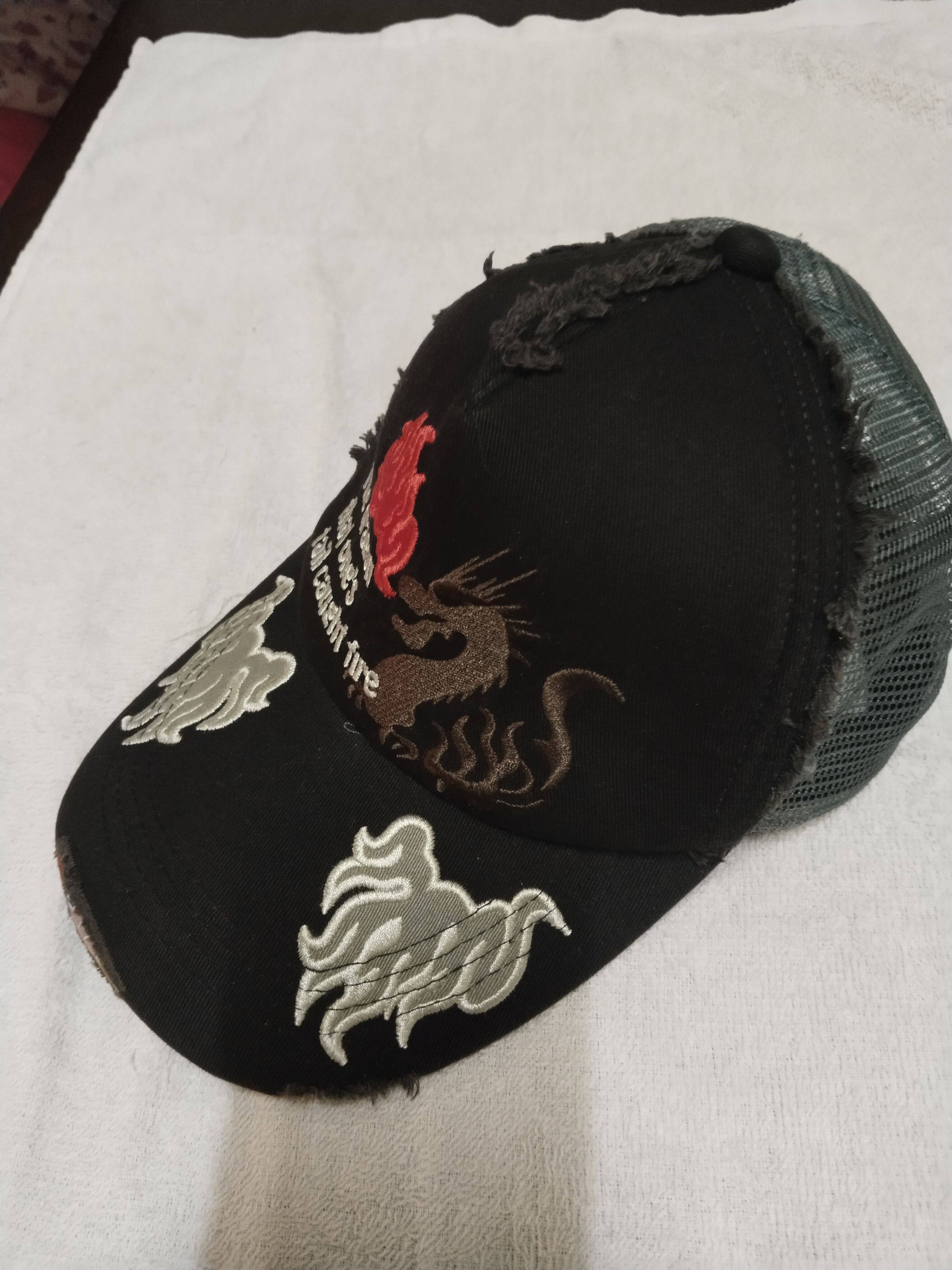 Designer DRAGON DISTRESSED DESIGNER RYUKYU NO SATO HAT Size ONE SIZE - 3 Thumbnail