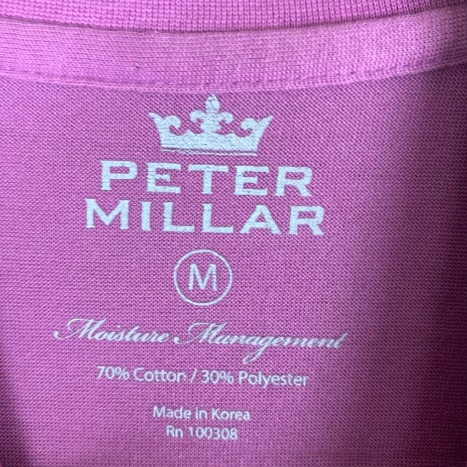 Peter Millar Peter Millar Womens Shirt Purple Crown Polo Short Sleeve Medium Casual Workwear Glance: Preppy, Athletic, Normcore Women’s Polo Size M / US 6-8 / IT 42-44 - 6 Thumbnail