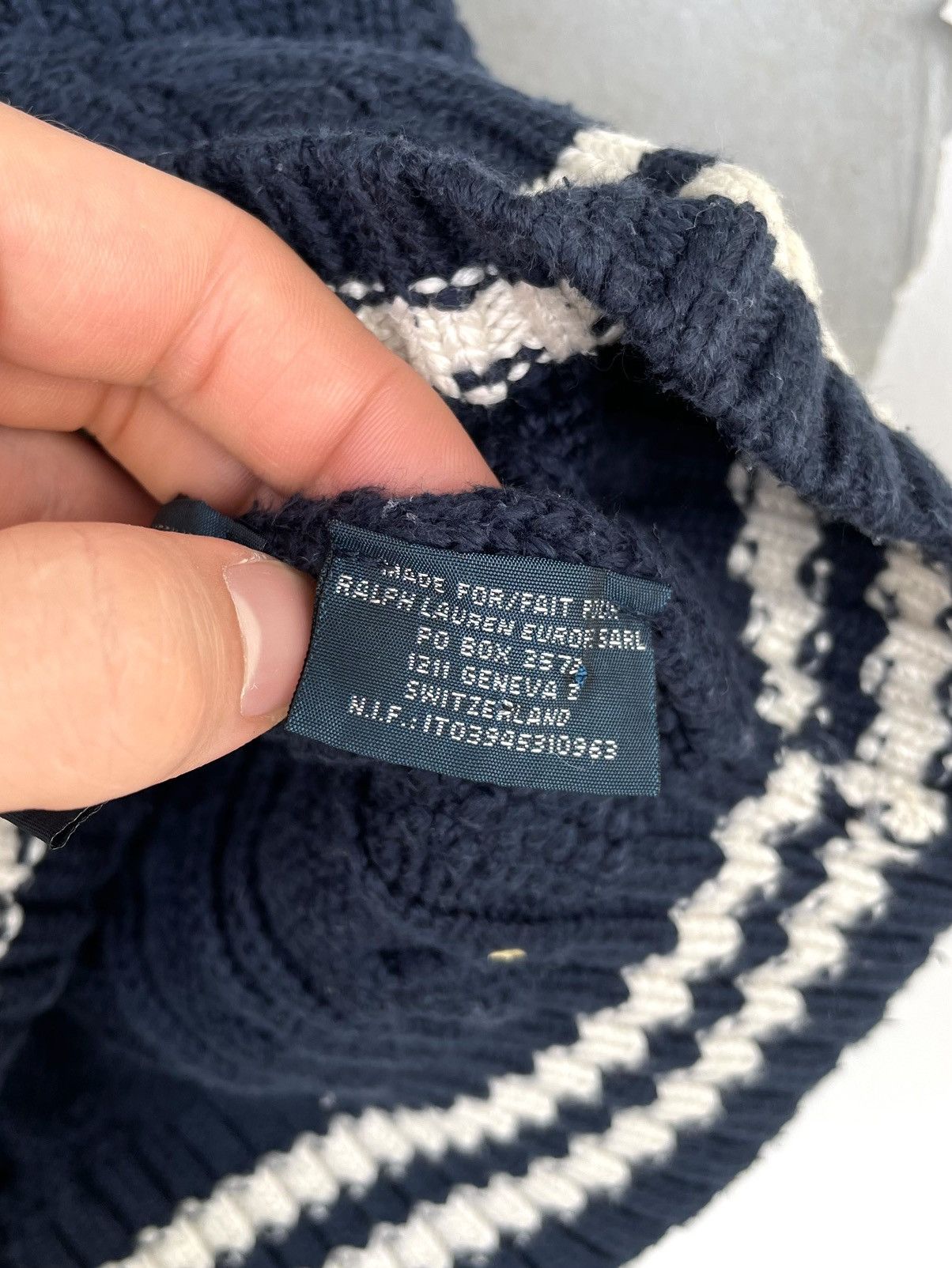 Polo Ralph Lauren Vintage 90s Polo Ralph Lauren Heavy Cable Knit Sweater Size US XL / EU 56 / 4 - 8 Thumbnail
